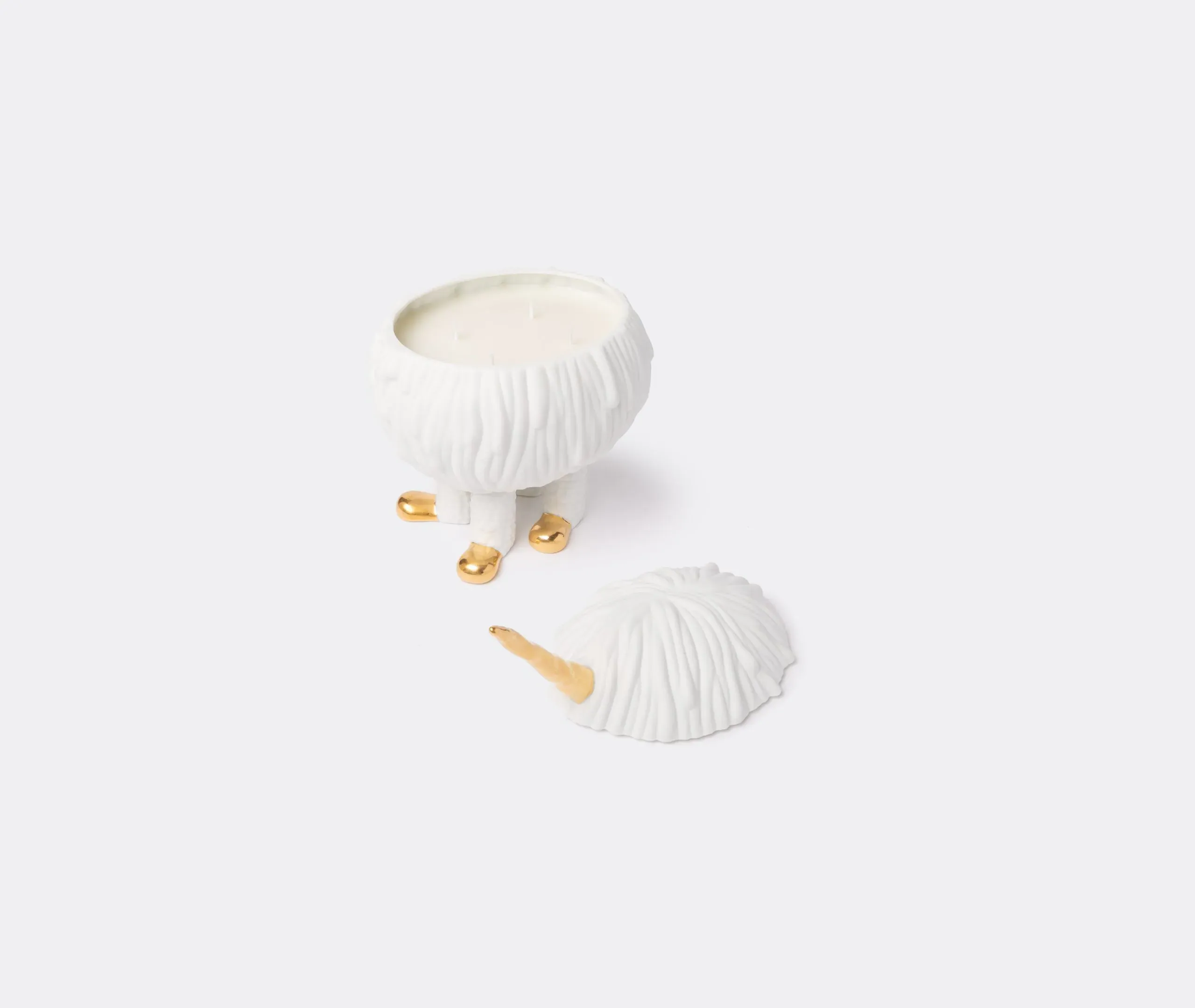 4-Wick Mojave Unicorn Candle - White, Porcelain