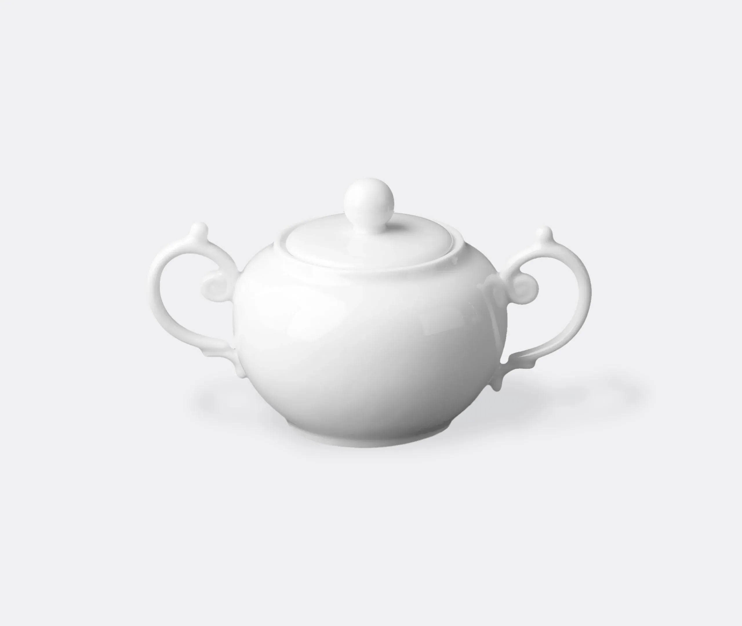 Aegean Sugar Bowl - White, Porcelain