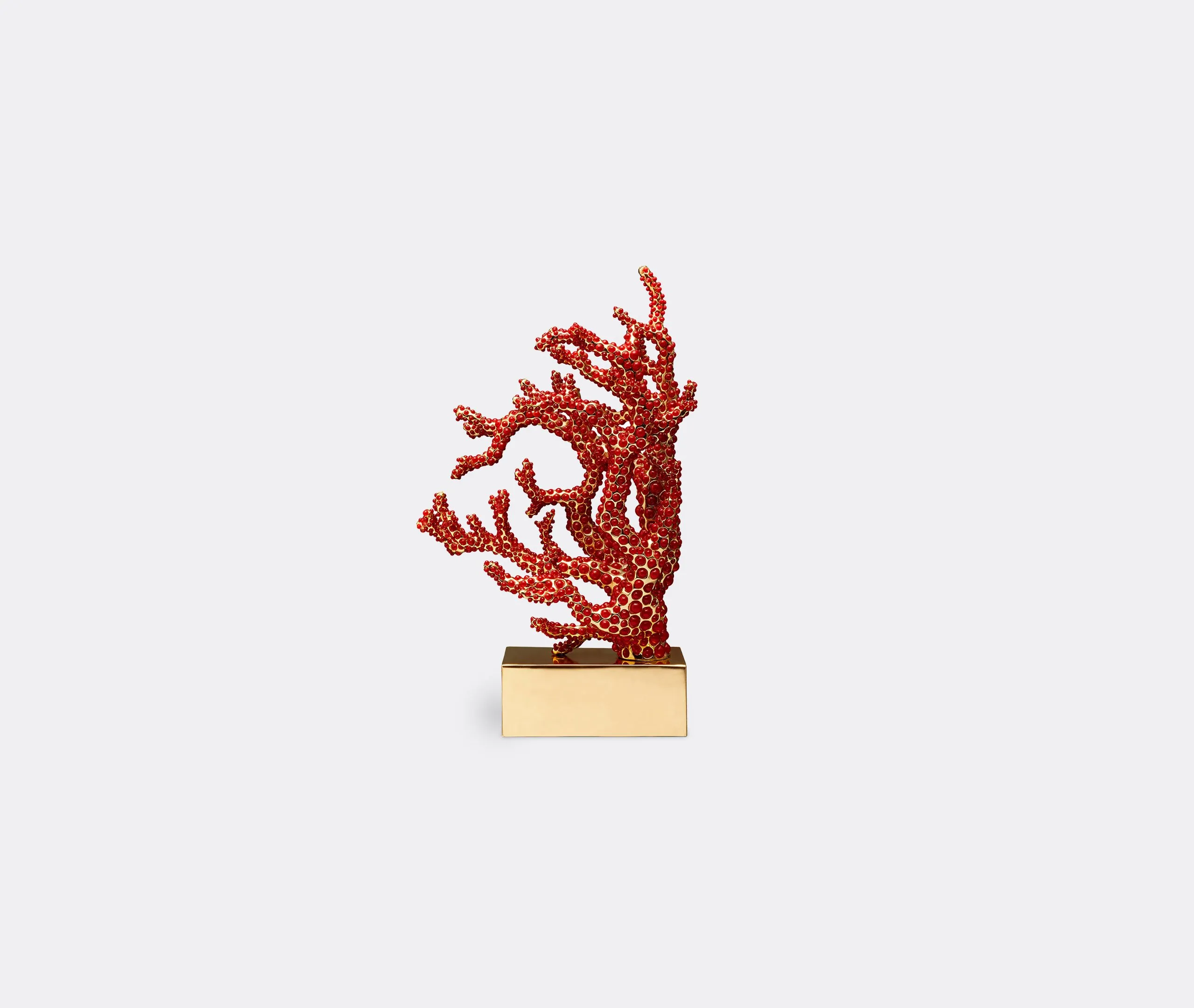 Coral Bookend - Coral, Gold