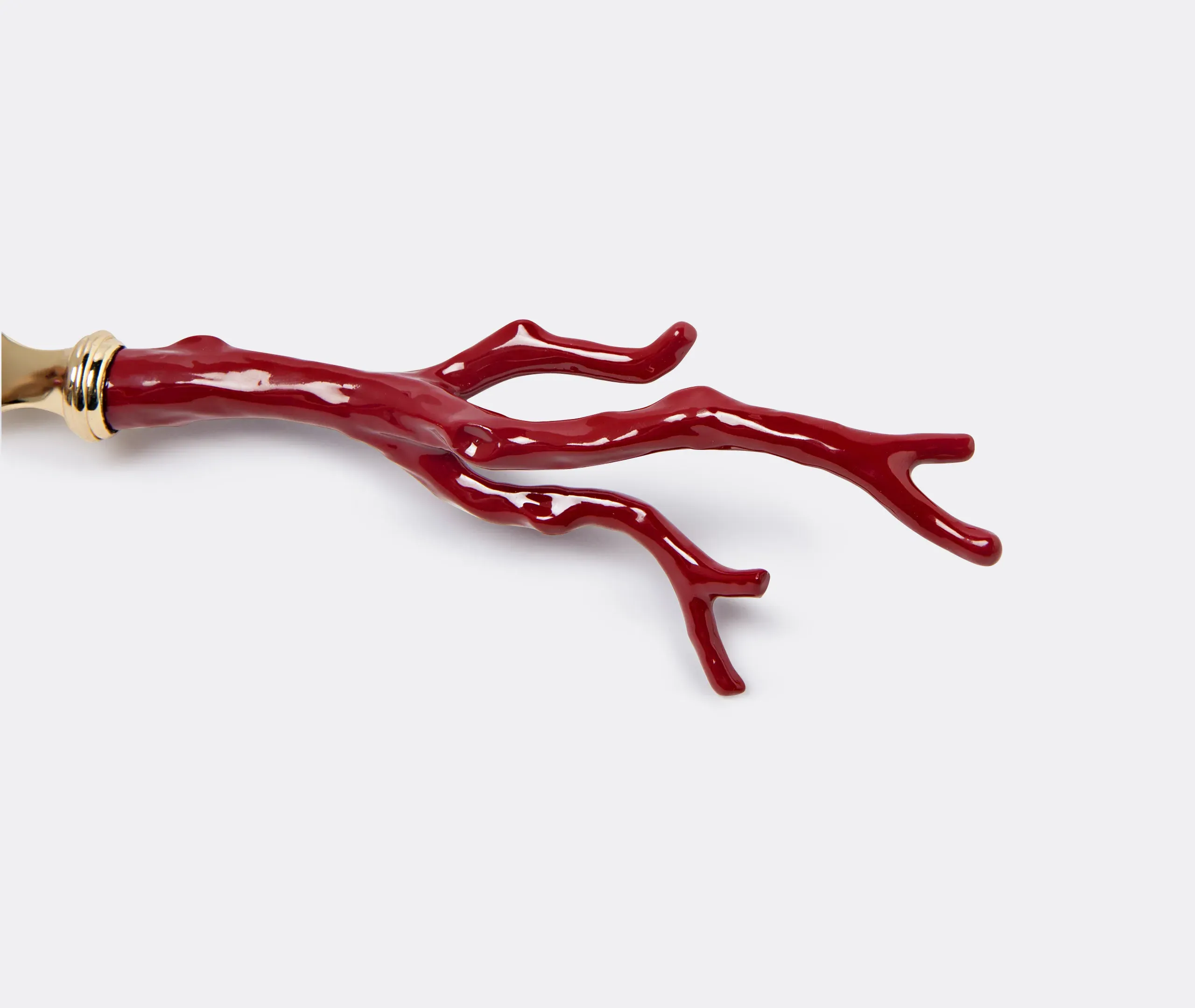 Coral Design Letter Opener - Coral, Gold alternate view