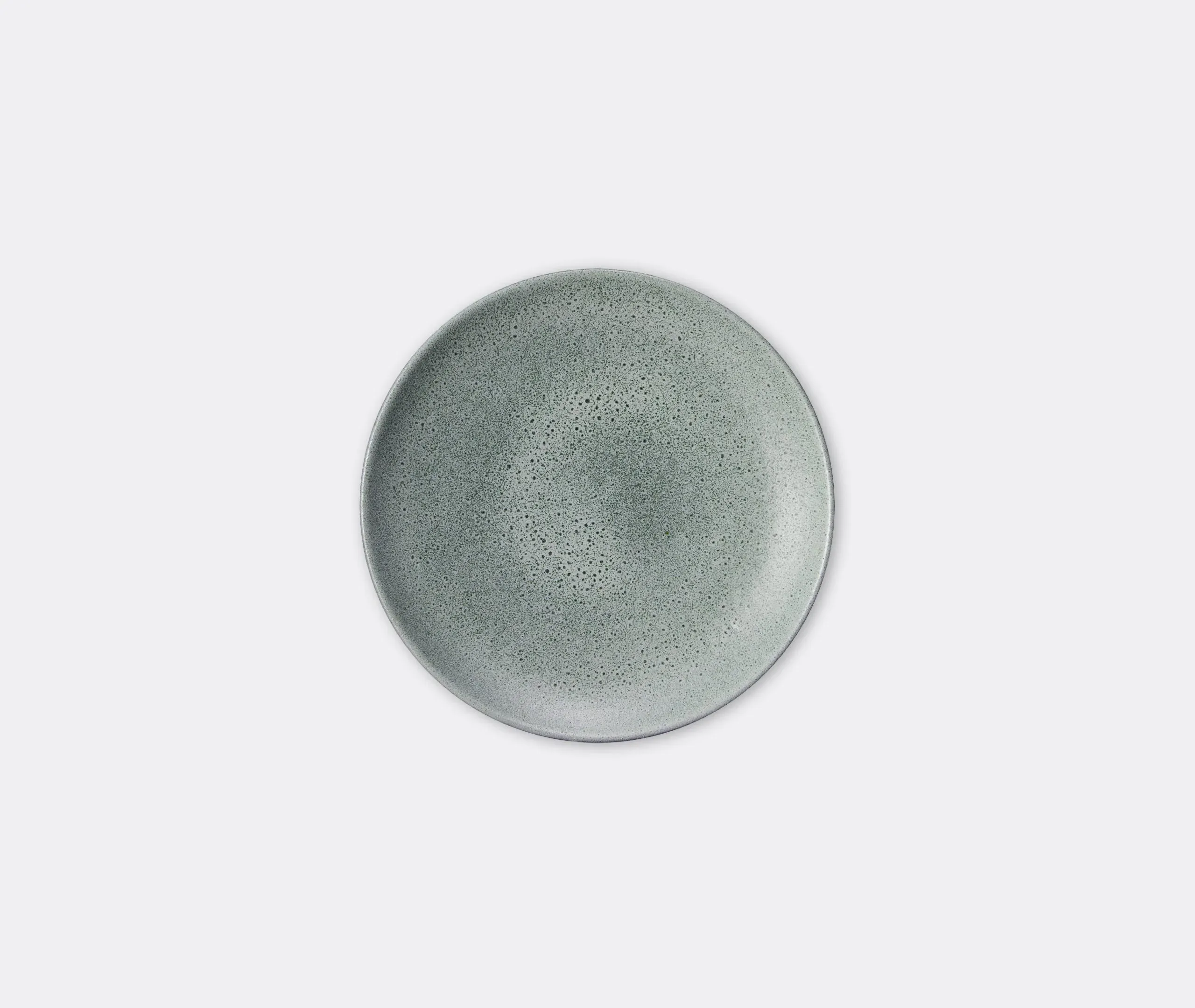 Dessert Plate Handcrafted - Seafoam, Stoneware image