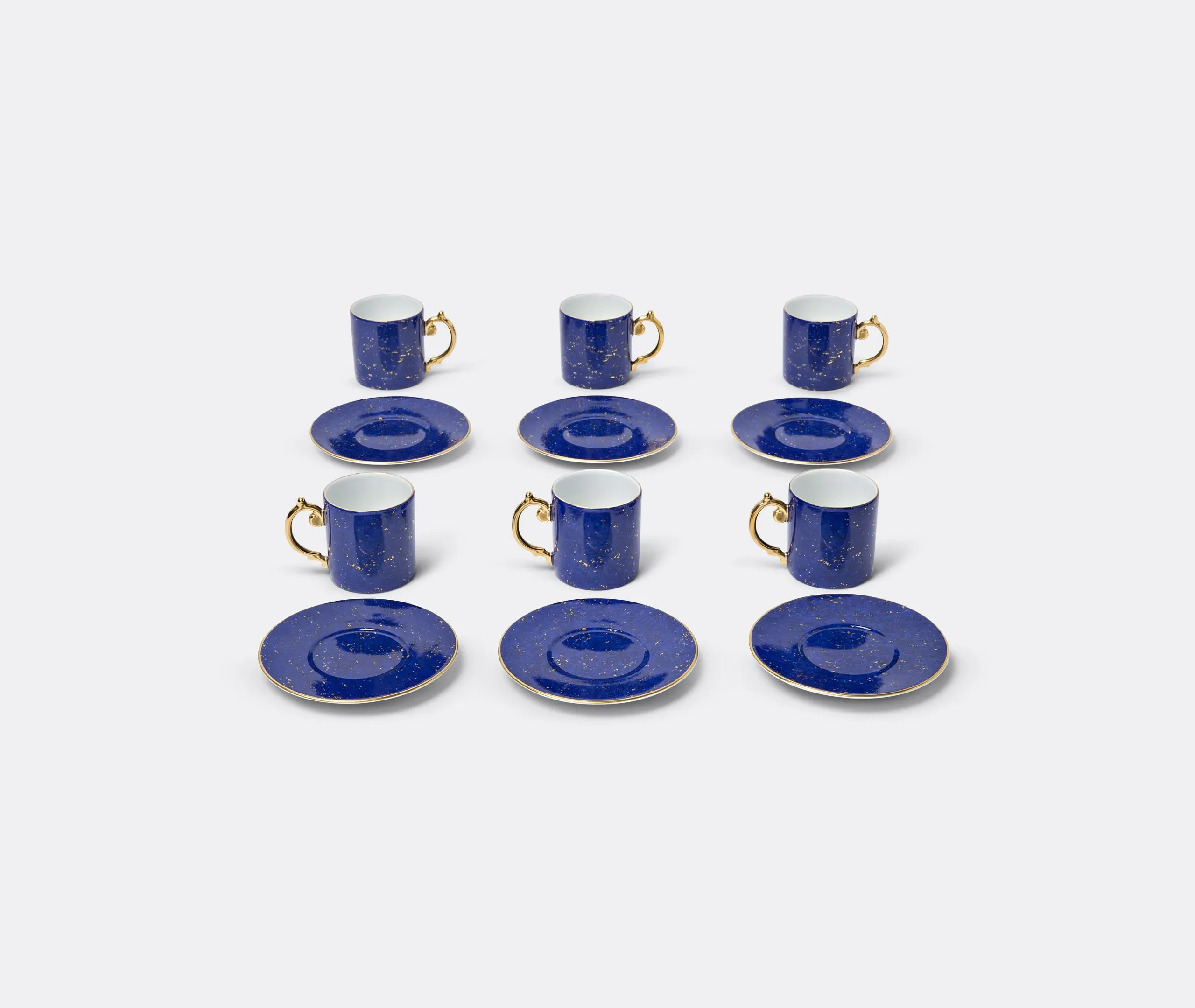 Espresso Cup & Saucer Set - Blue, Porcelain