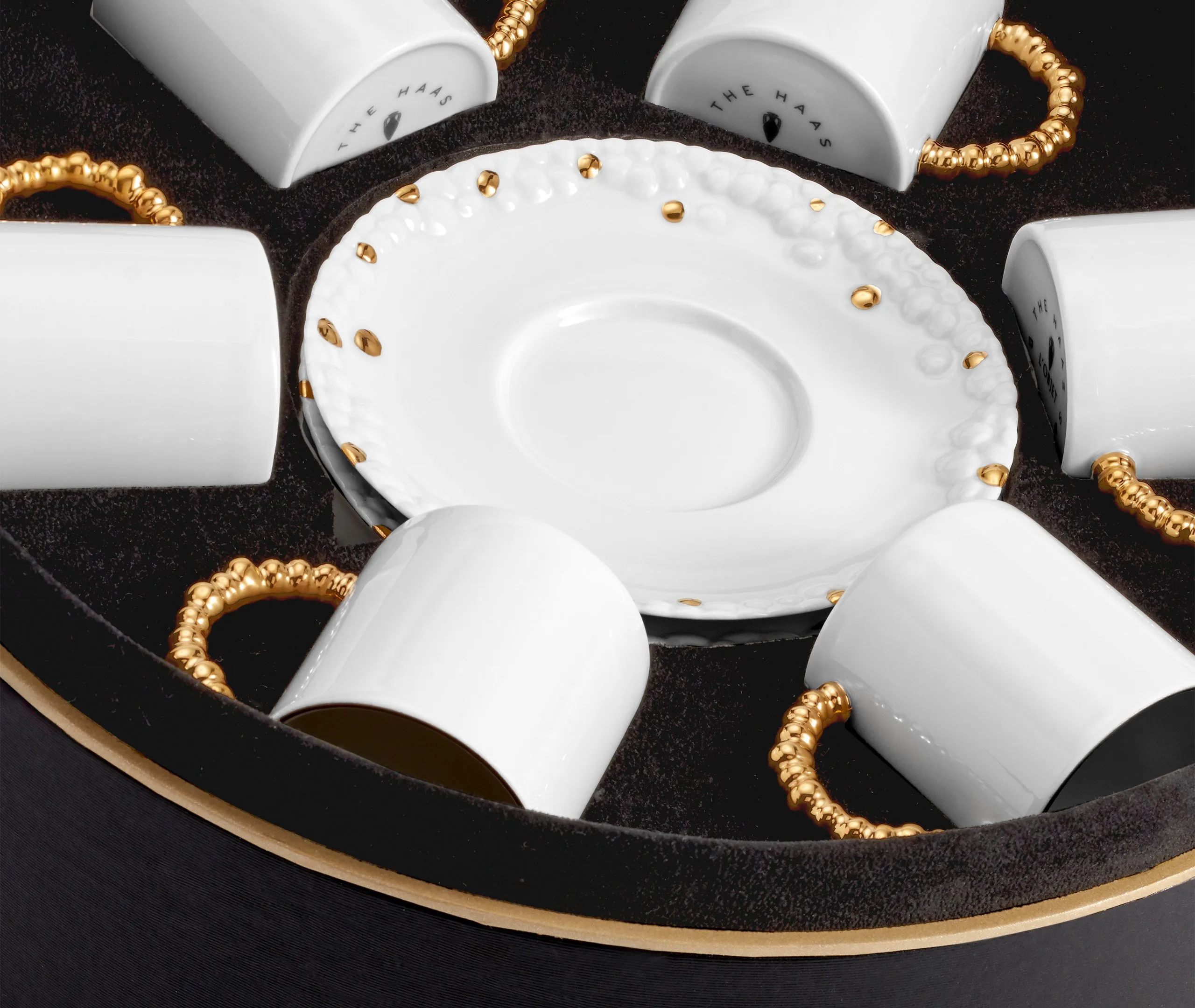 Espresso Cup & Saucer Set - White, Porcelain