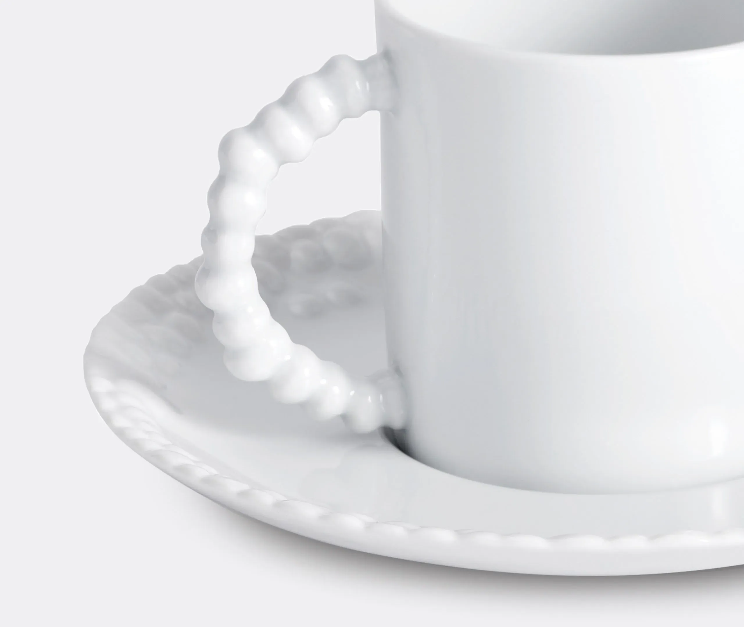 Espresso Cup & Saucer Set - White, Porcelain