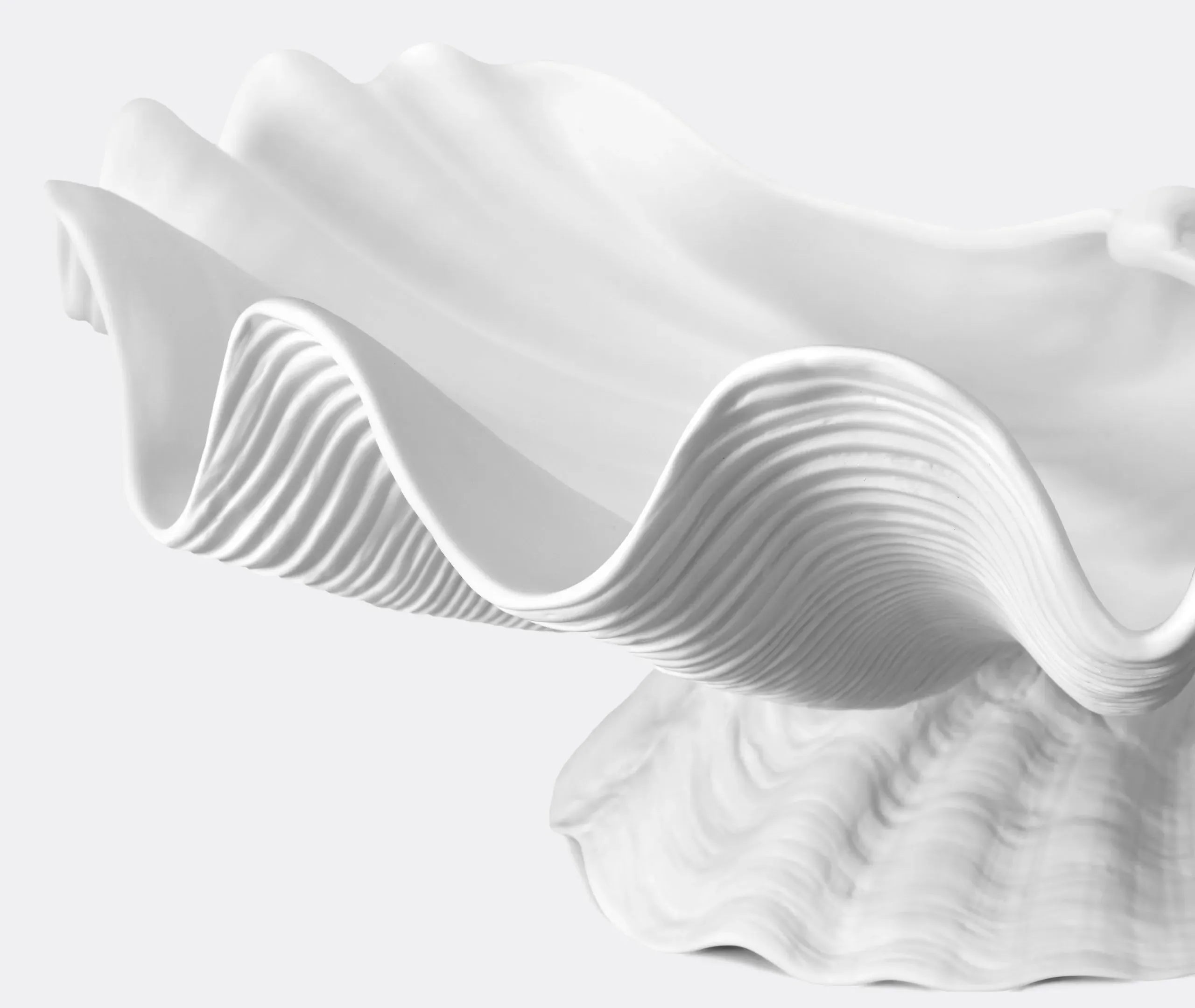 Extra Large Neptune Bowl - White, Porcelain