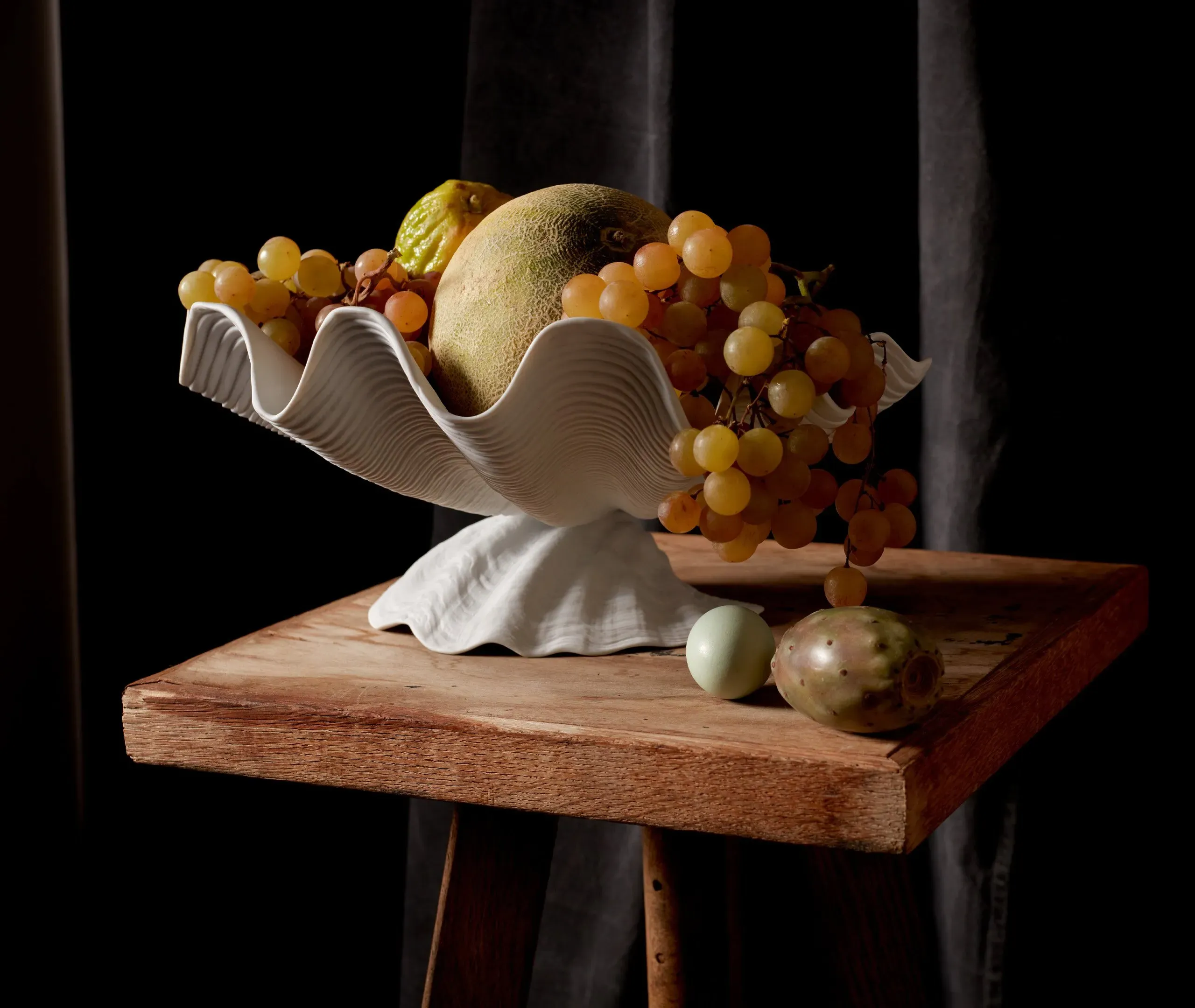 Extra Large Neptune Bowl - White, Porcelain
