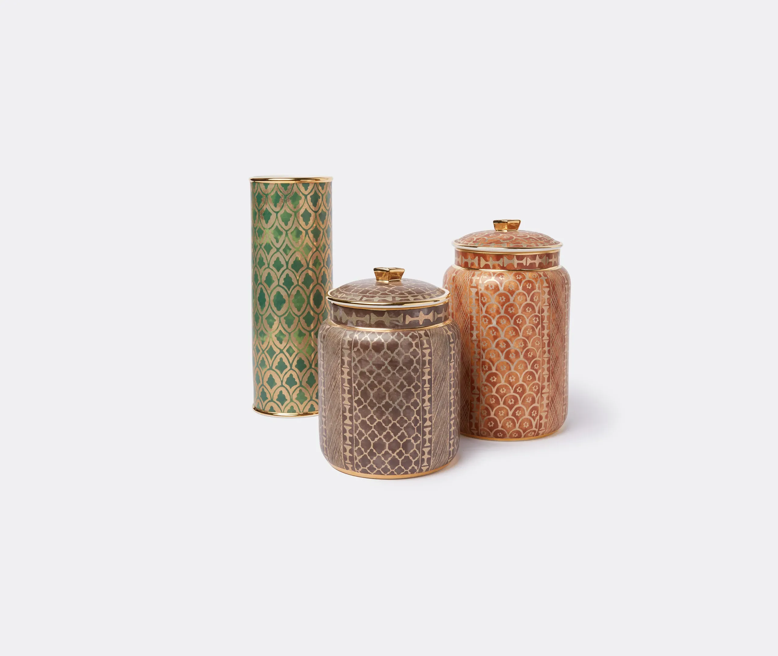 Fortuny Large Canister - Orange
