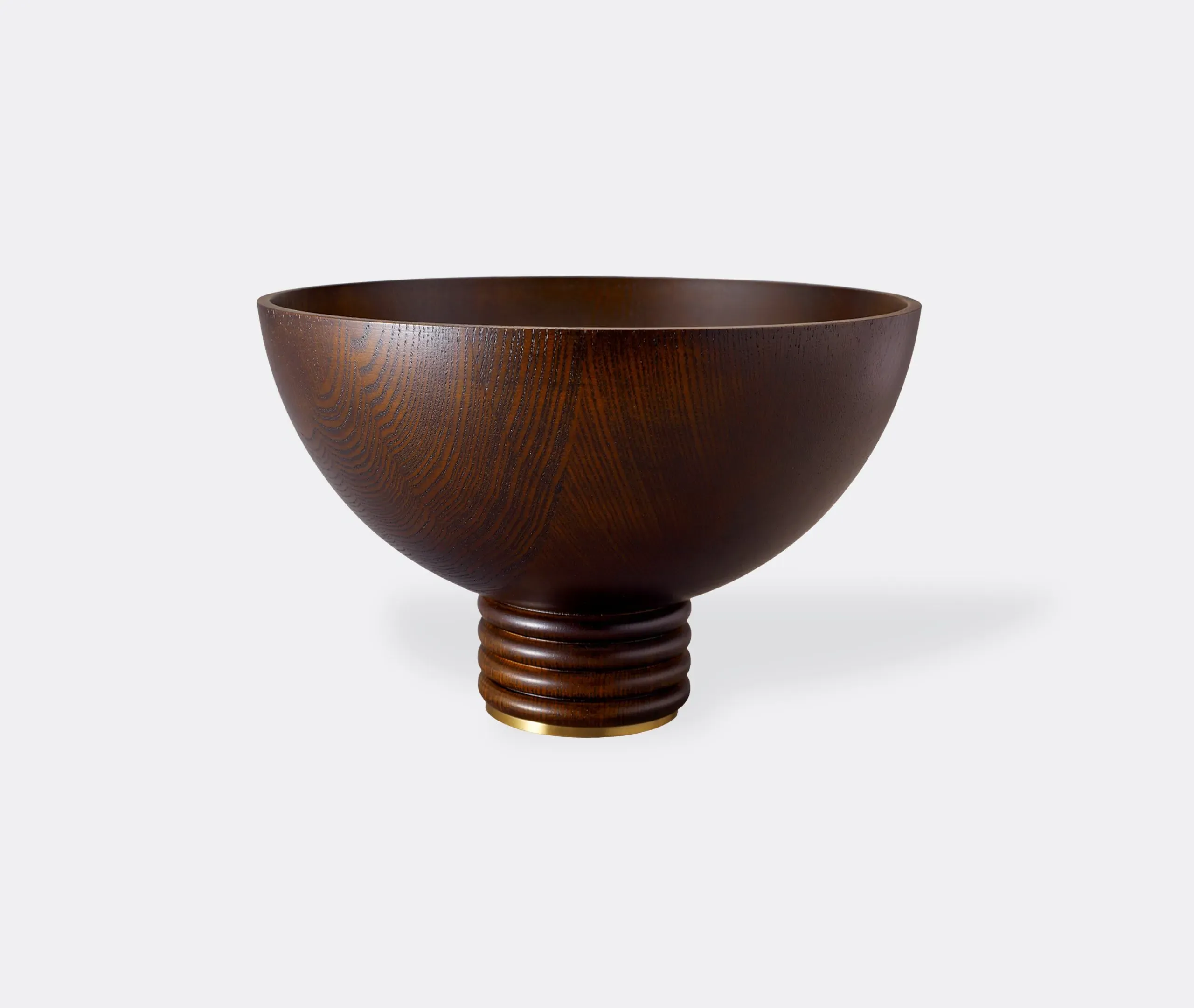 Large Bowl with Pedestal Base - Ash, Wood