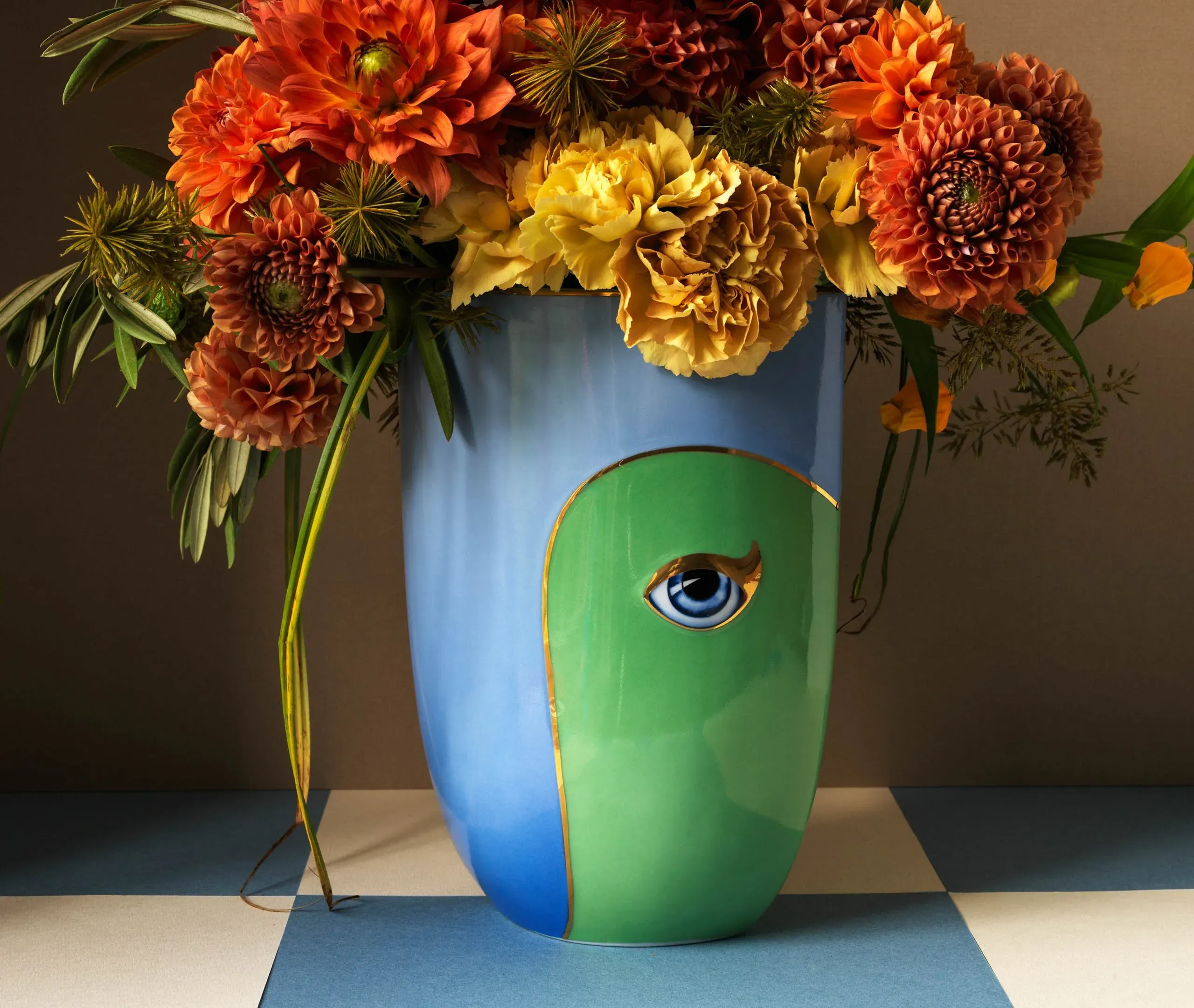 Lito Vase - Multicolour, Limoges Porcelain