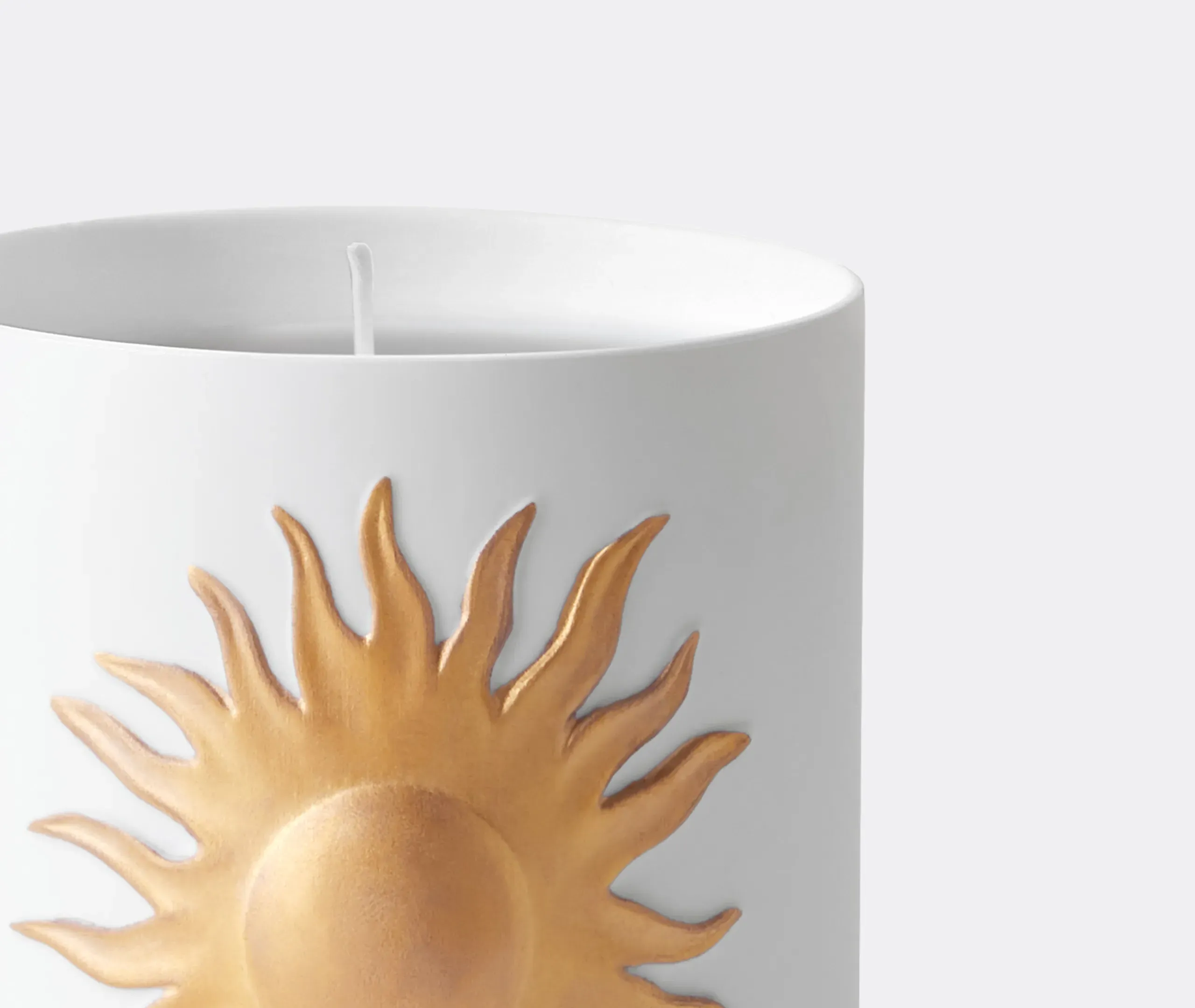 L'Objet Soleil Candle - White, Gold