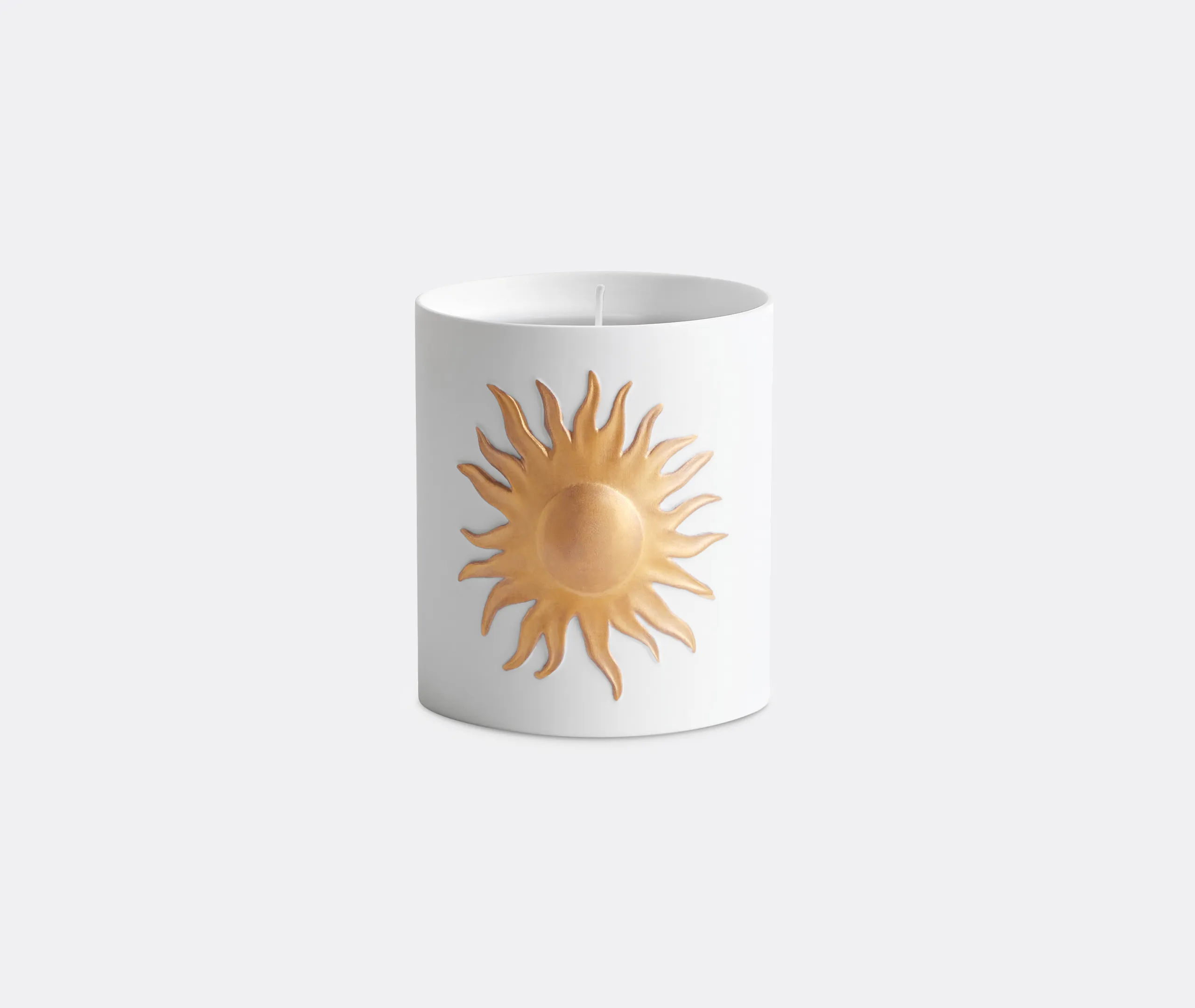 L'Objet Soleil Candle - White, Gold image