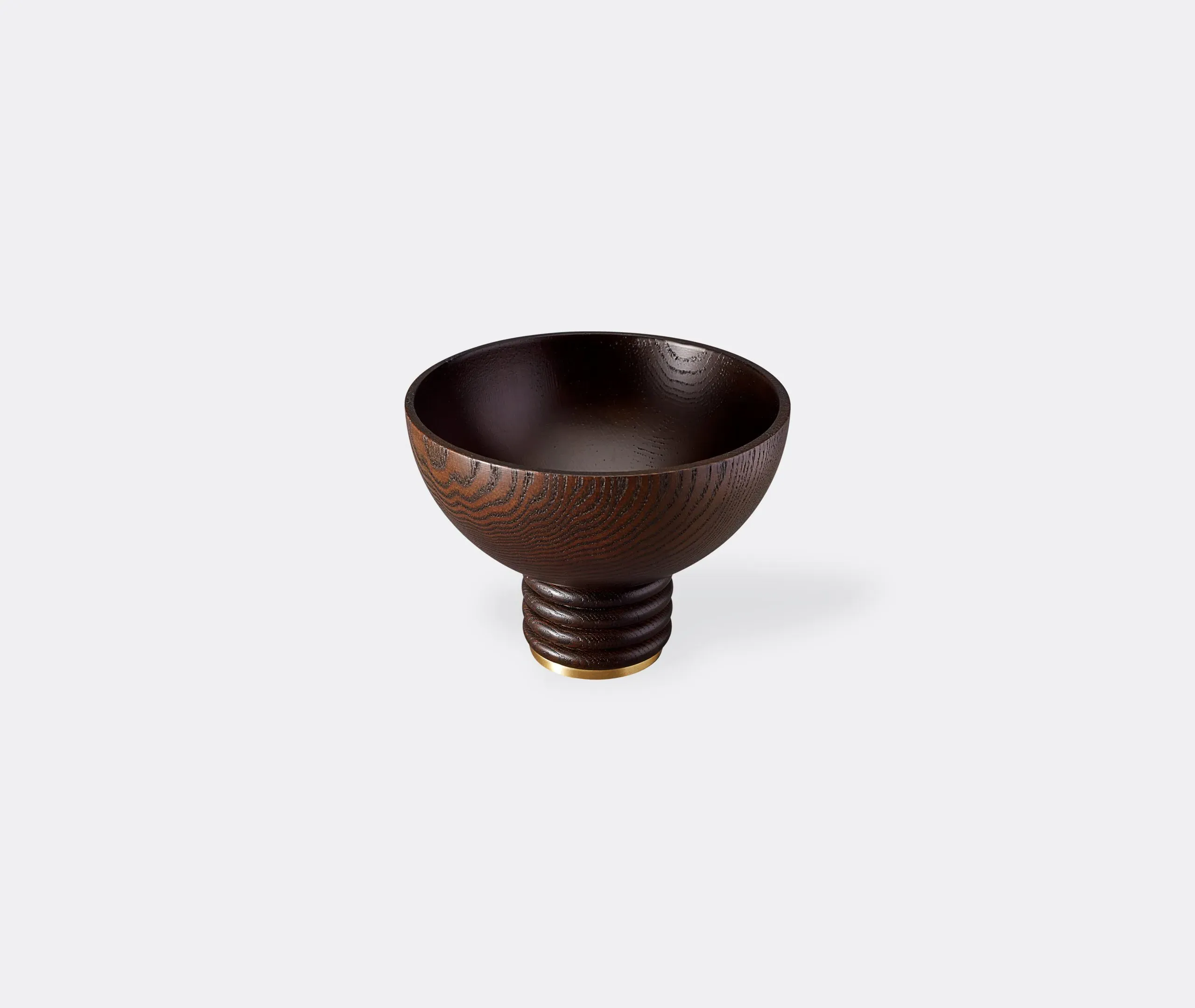 Medium Bowl with Pedestal Base - Ash, Wood