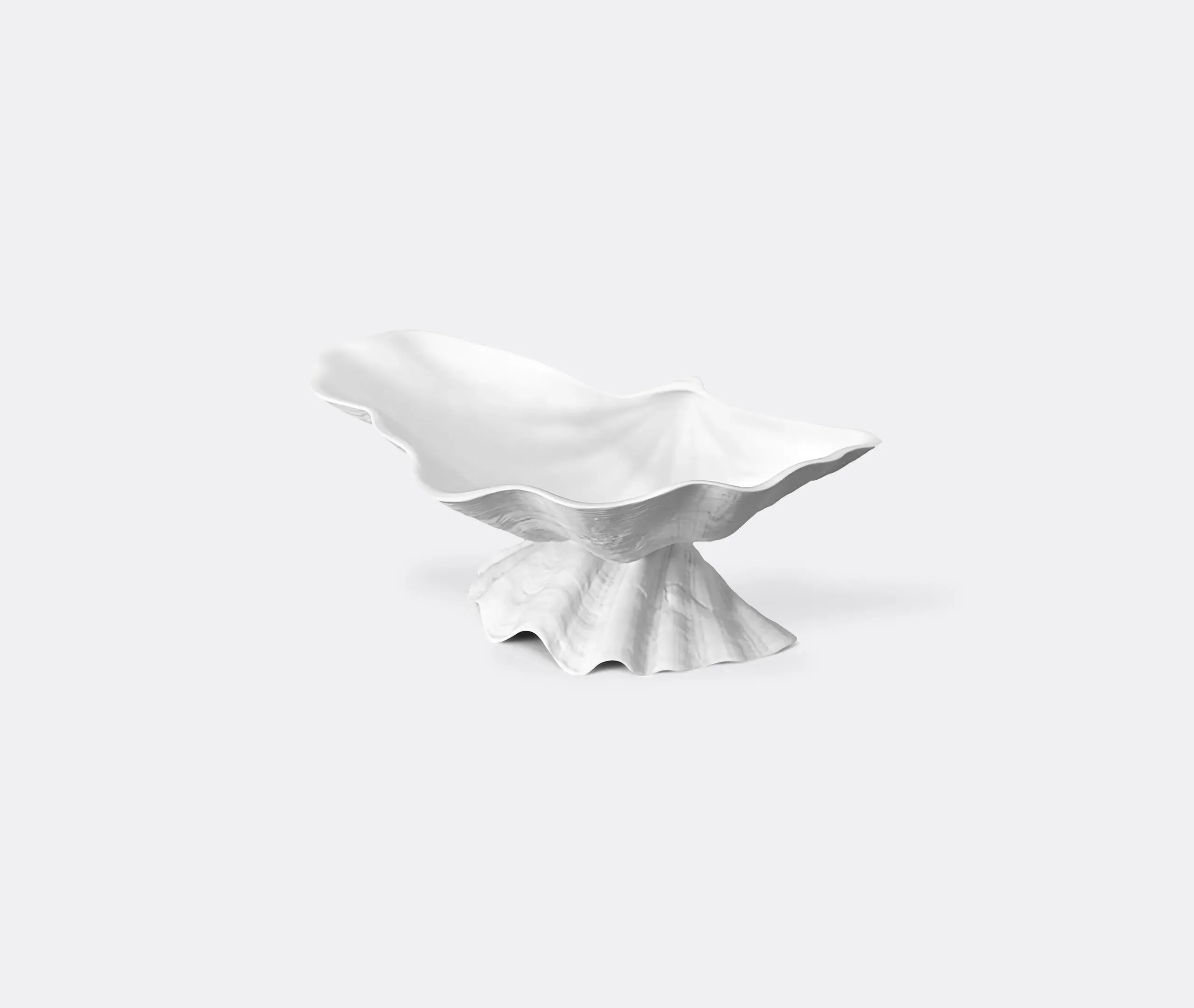 Medium Neptune Centerpiece Bowl - White, Porcelain