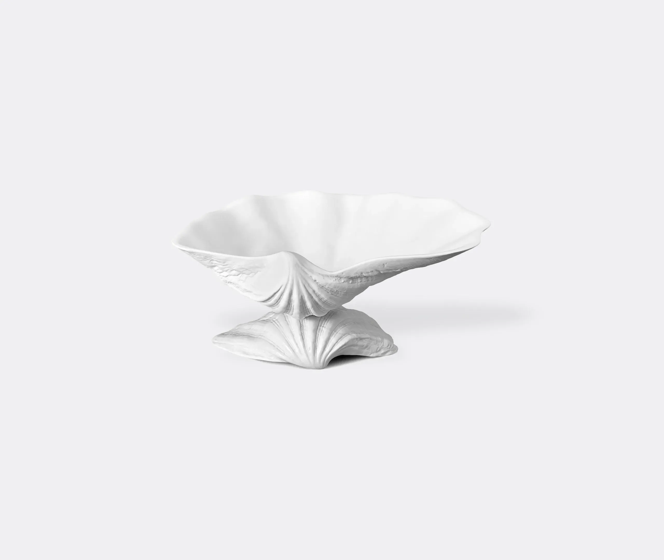 Medium Neptune Centerpiece Bowl - White, Porcelain