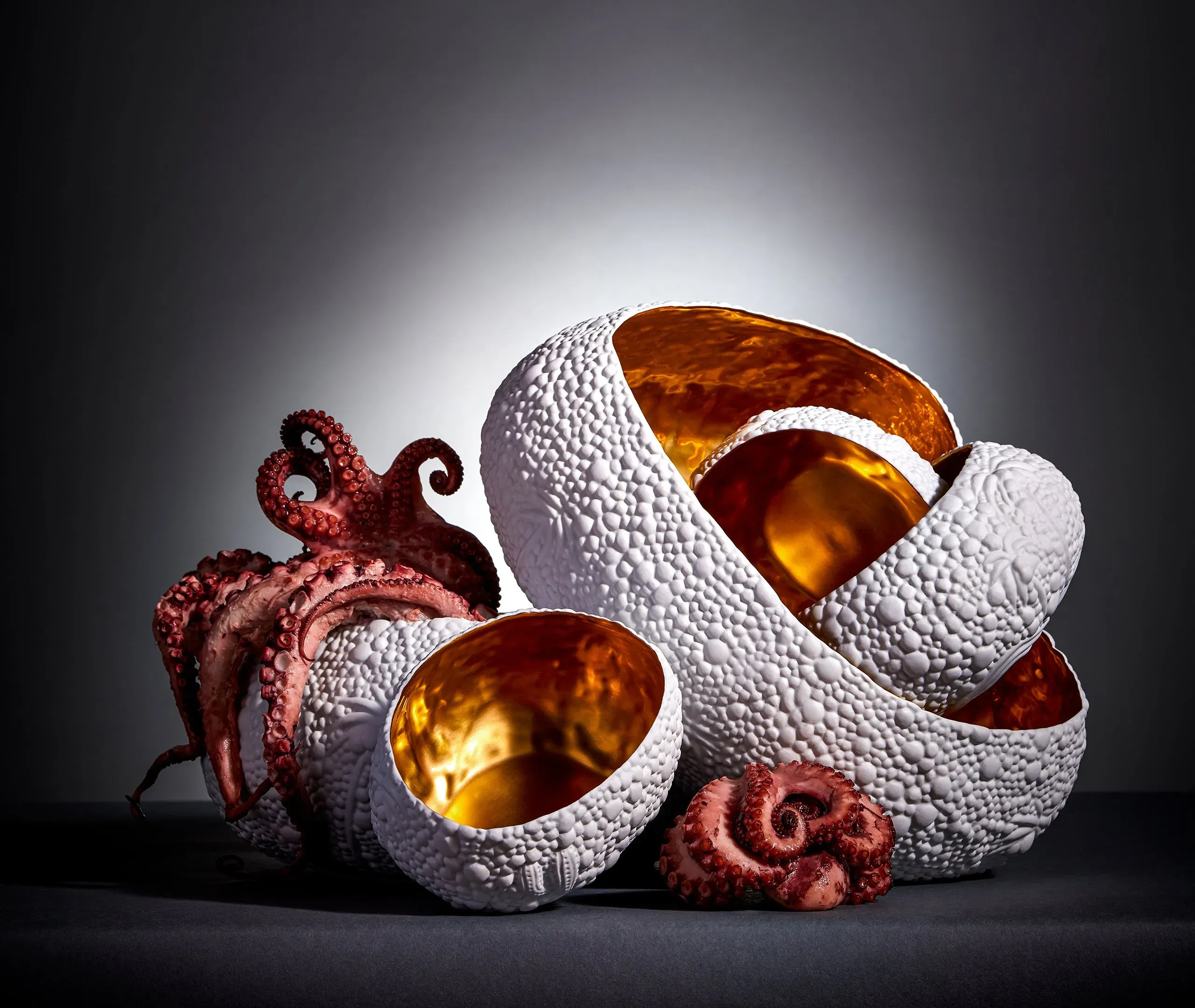 Mojave Desert Large Bowl - White, Porcelain