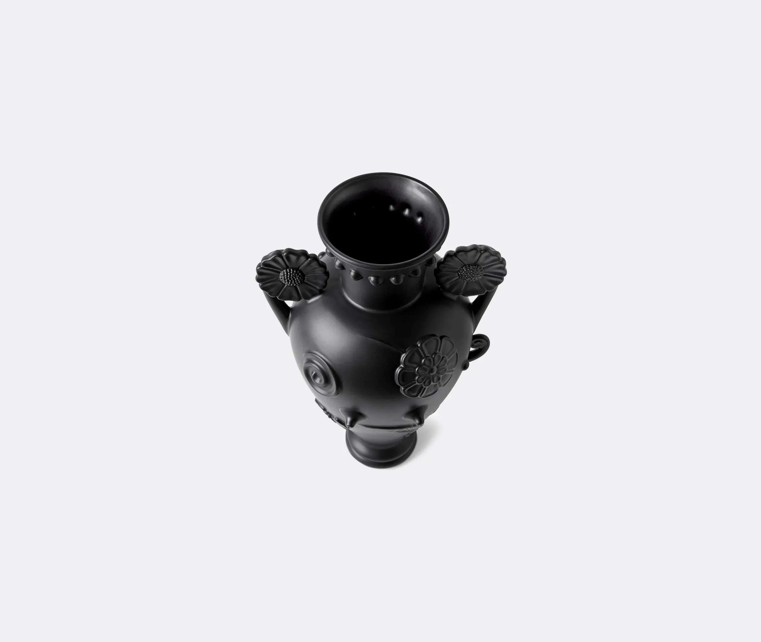 Pantheon Persephone Vase - Black, Earthenware