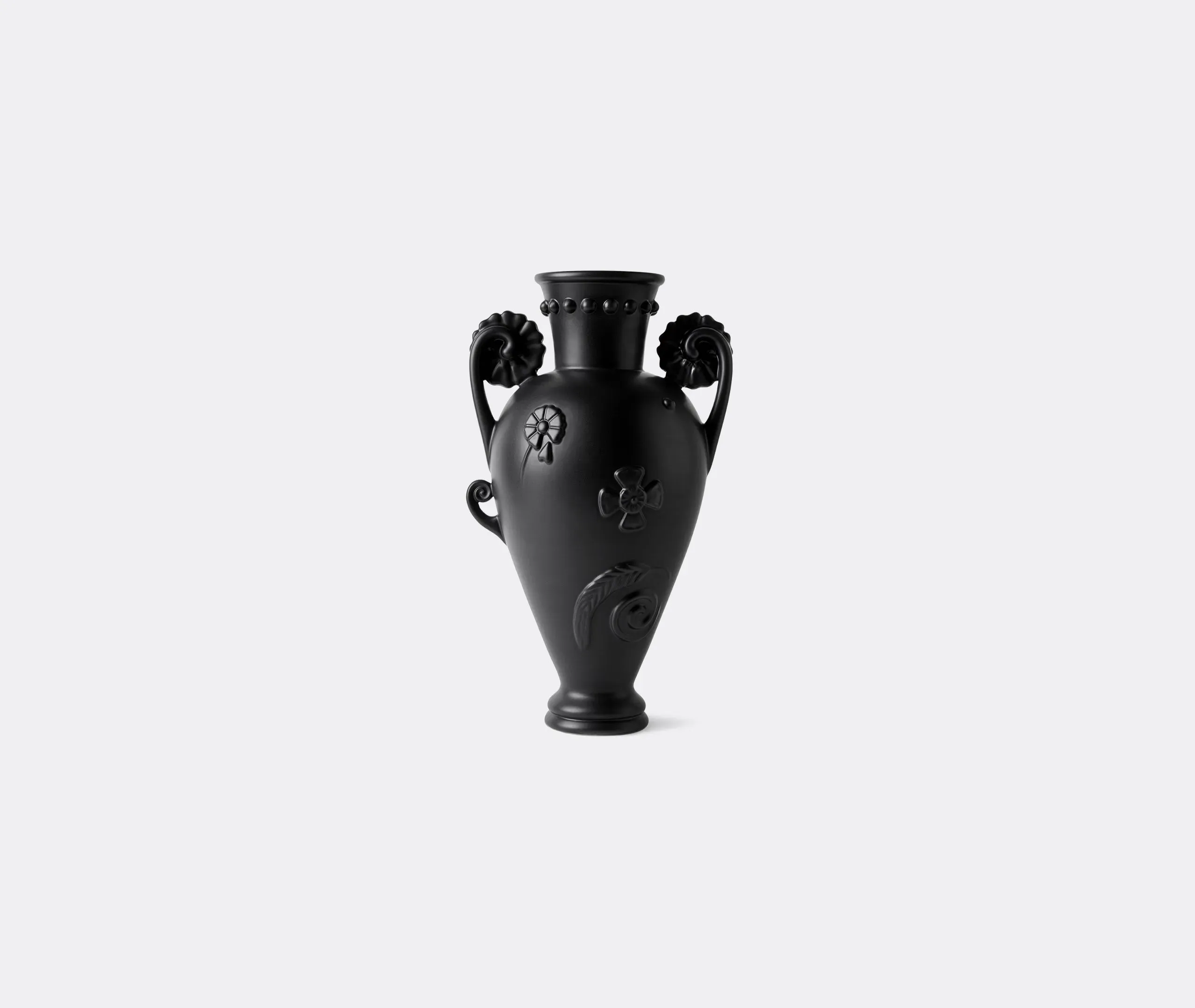 Pantheon Persephone Vase - Black, Earthenware