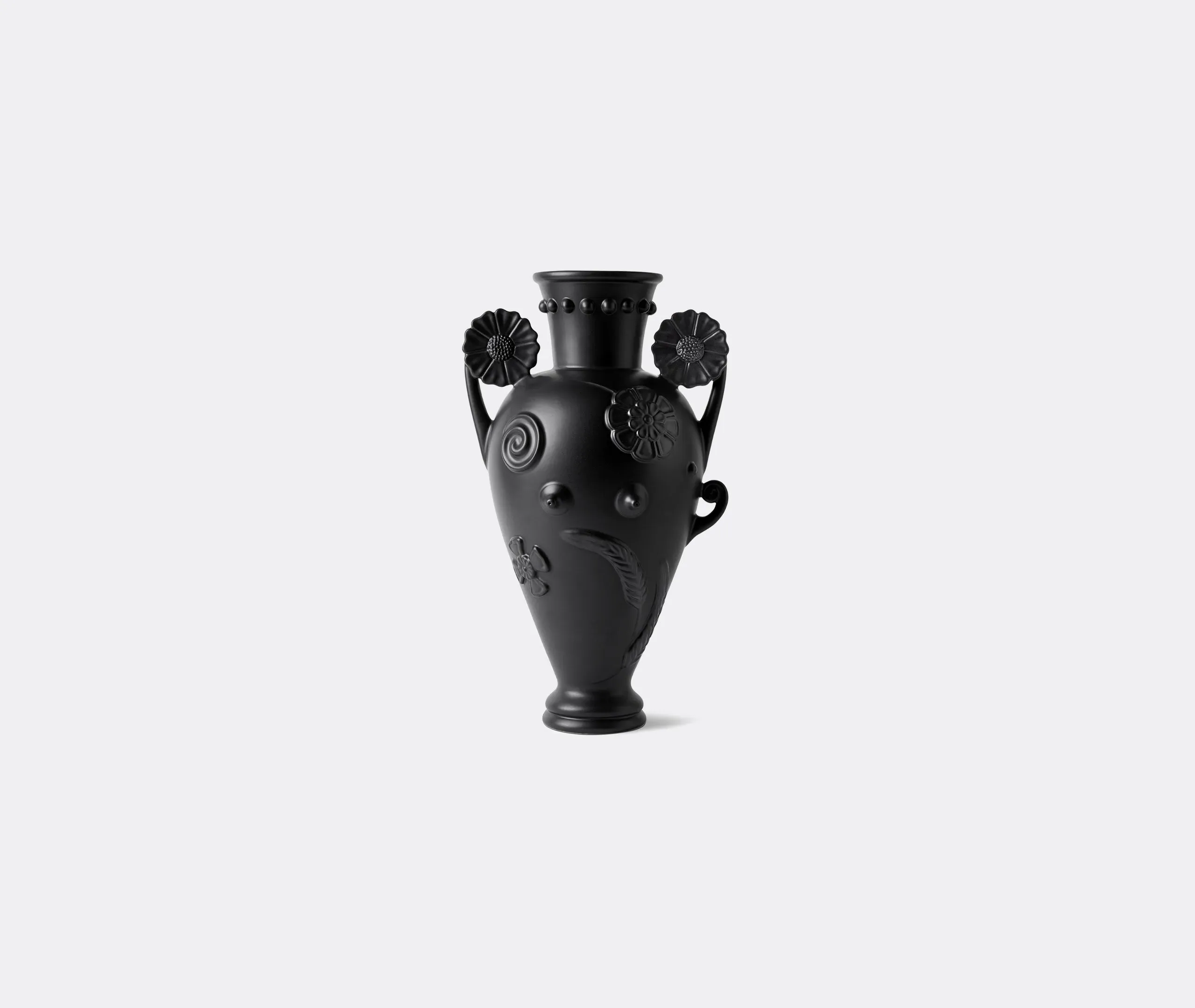 Pantheon Persephone Vase - Black, Earthenware image