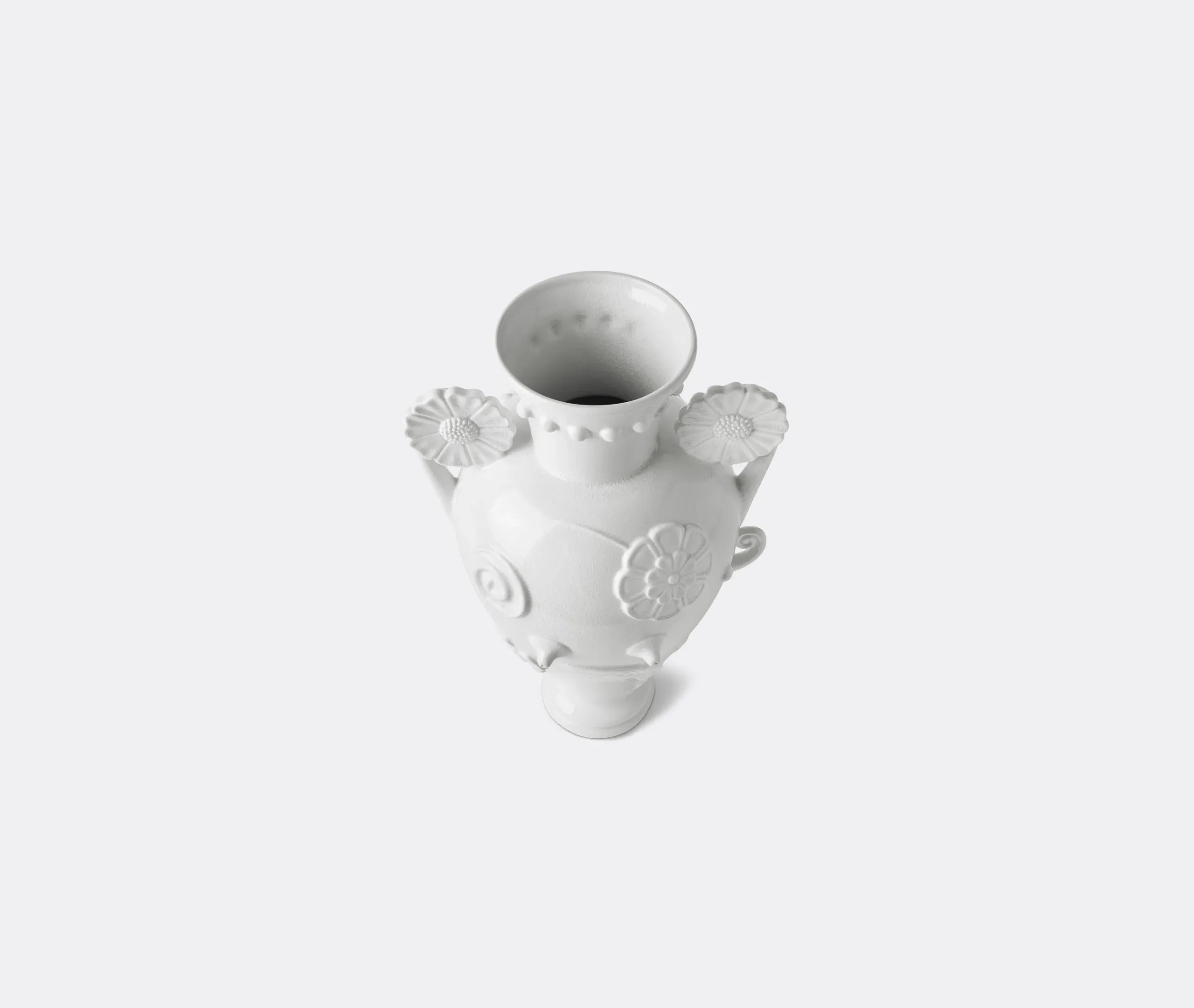 Pantheon Persephone Vase - White, Earthenware