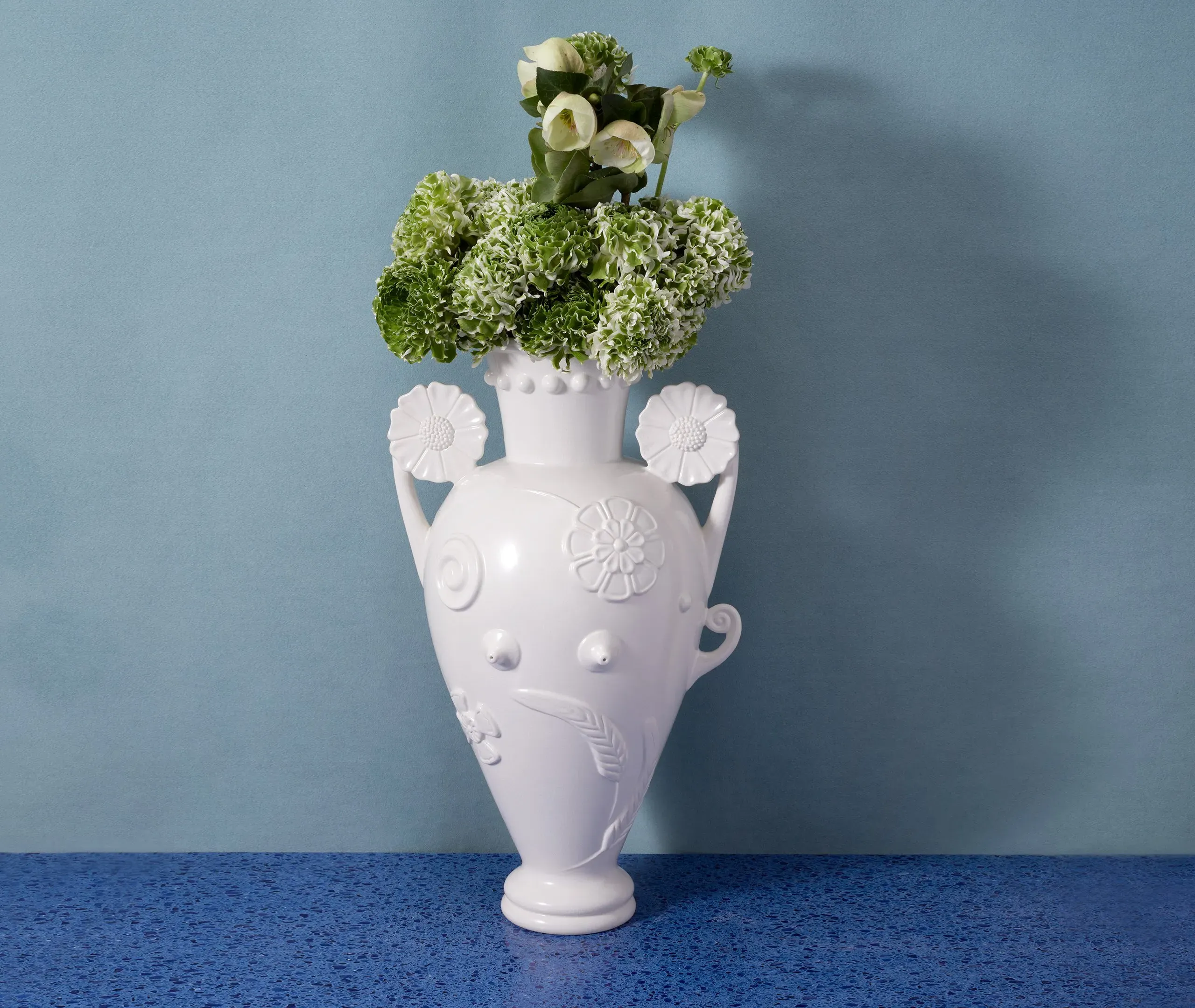 Pantheon Persephone Vase - White, Earthenware
