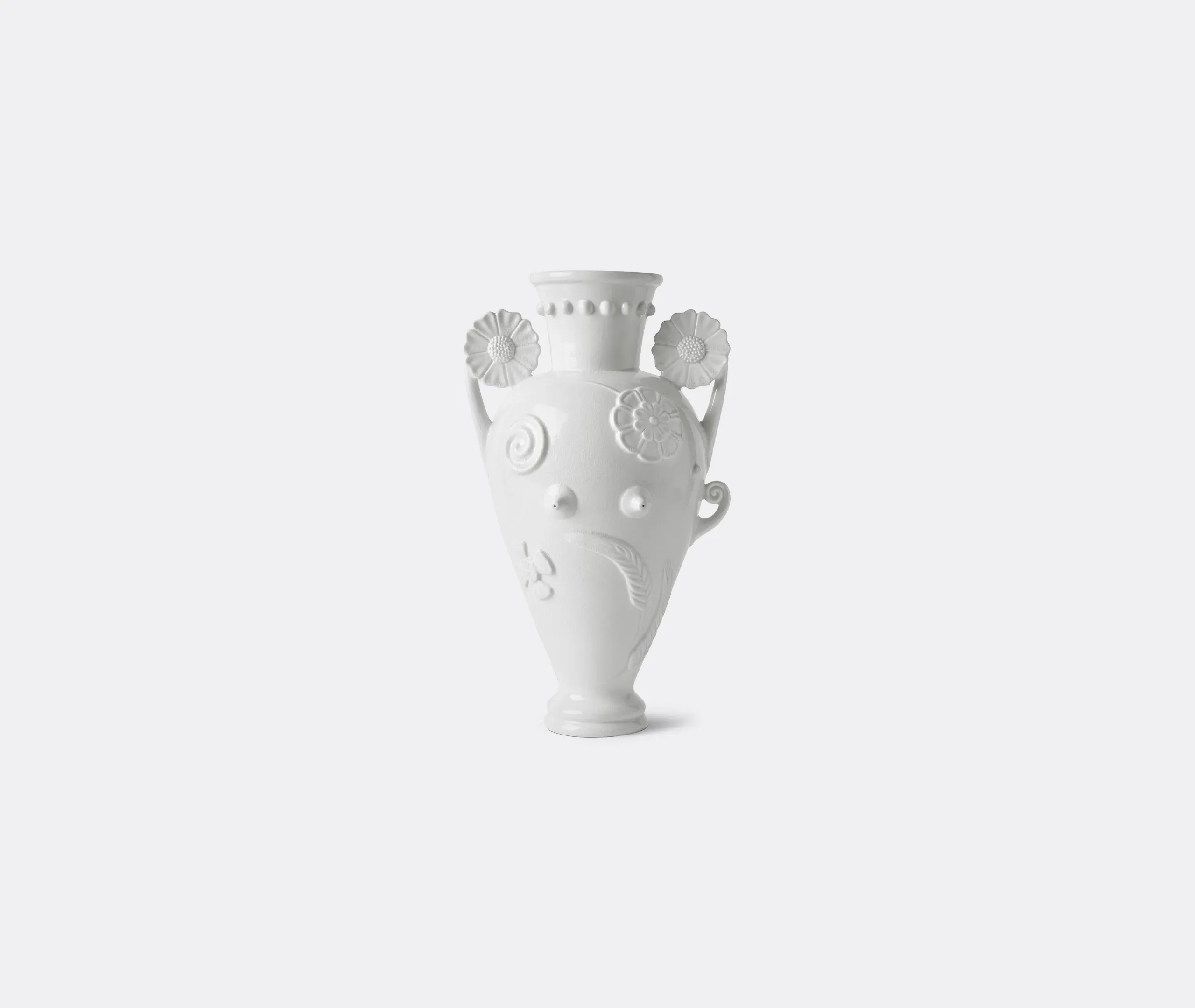Pantheon Persephone Vase - White, Earthenware
