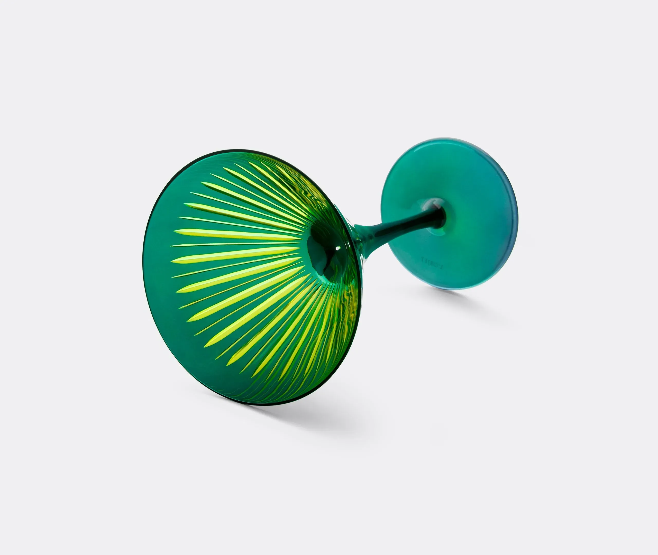 Prism Martini Glass Set of Four - Multicolor, Glass