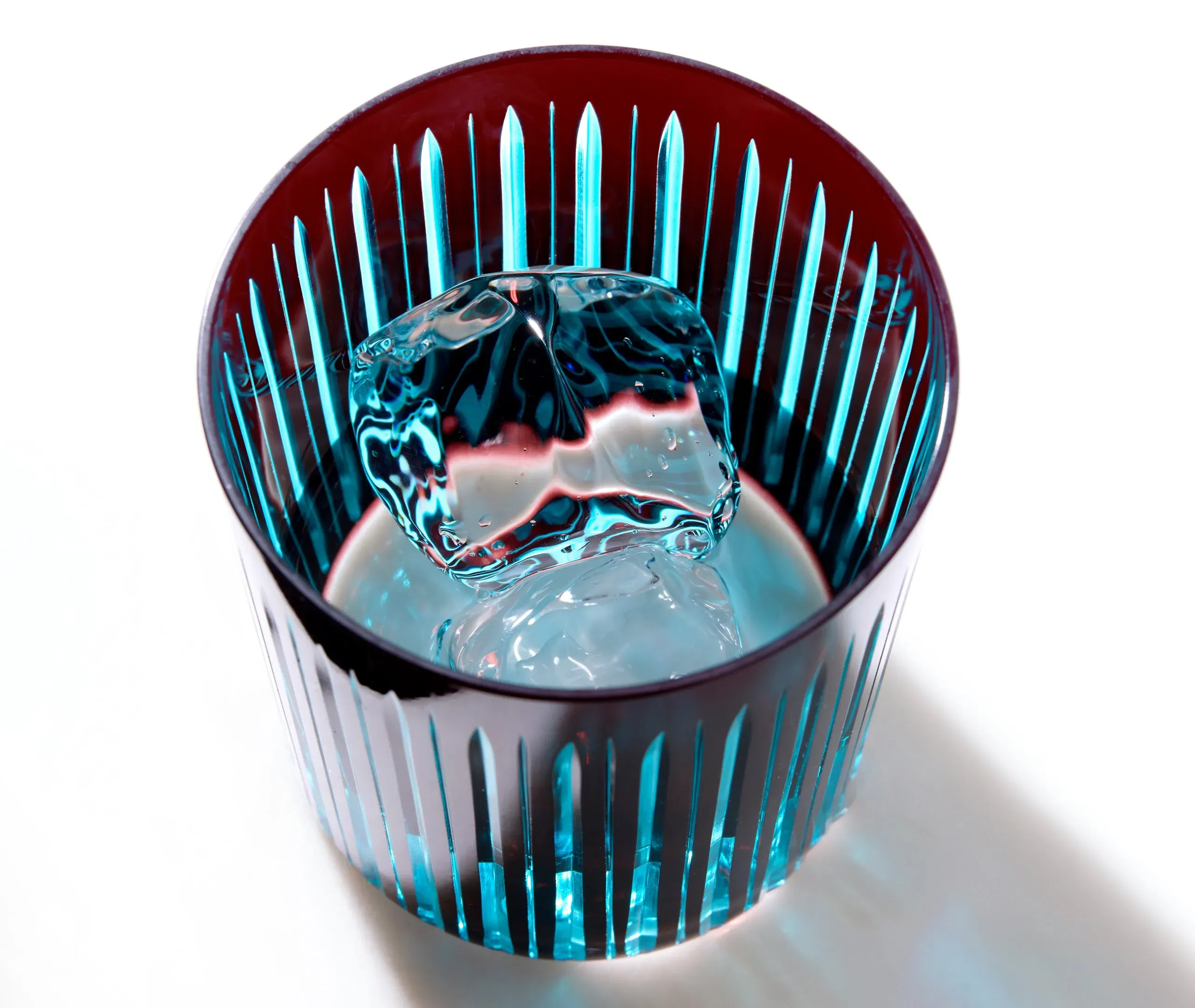 Prism Set of Four Cocktail Glasses - Bordeaux, Glass