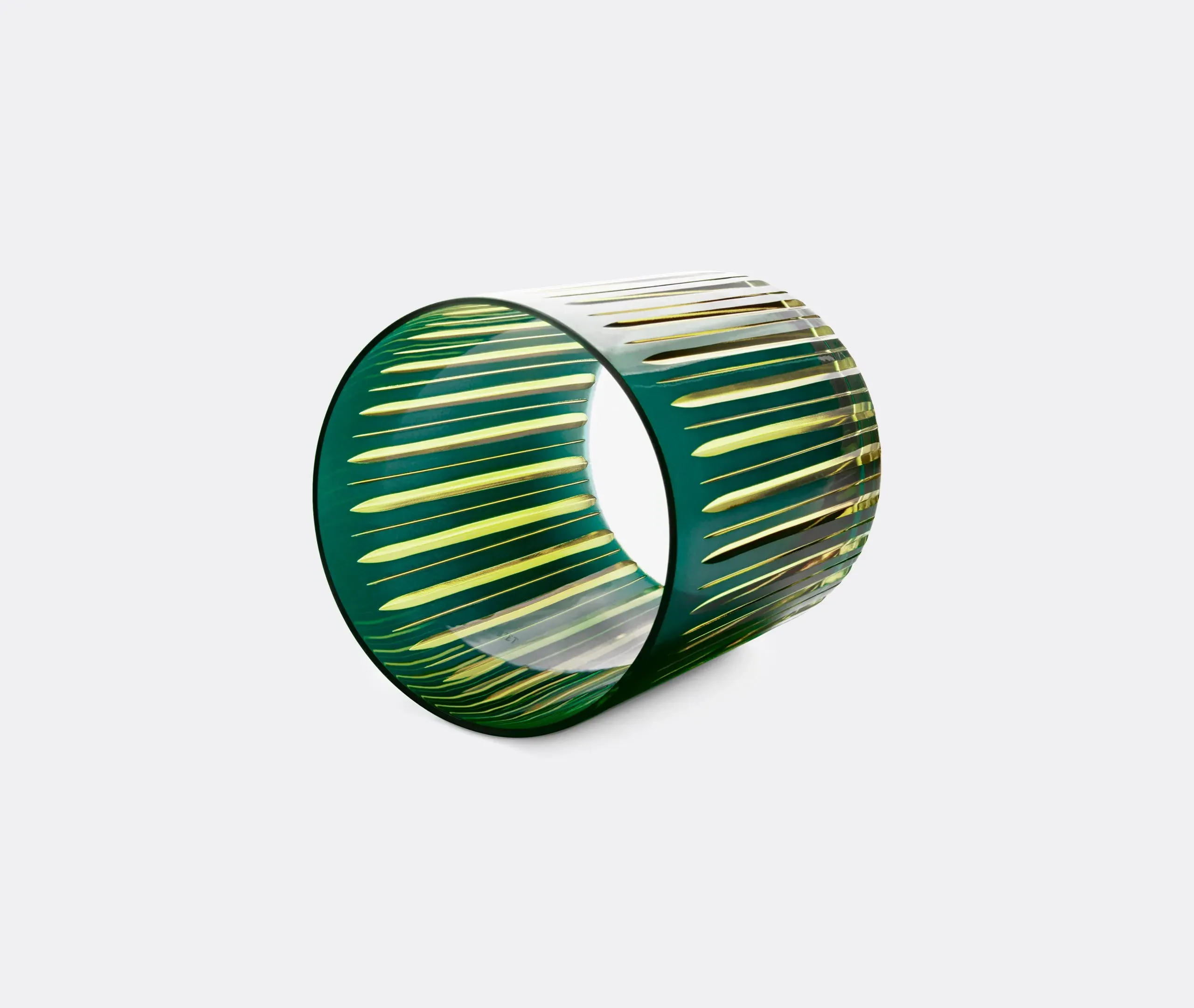 Prism Set of Four Cocktail Glasses - Green, Glass