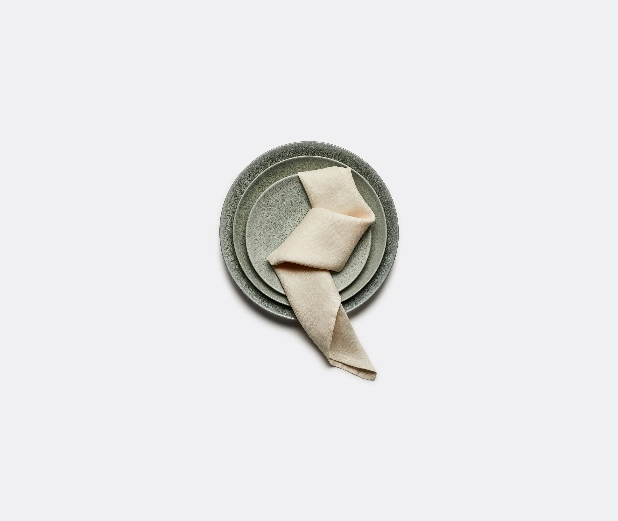 Round Charger Plate - Seafoam Green, Stoneware