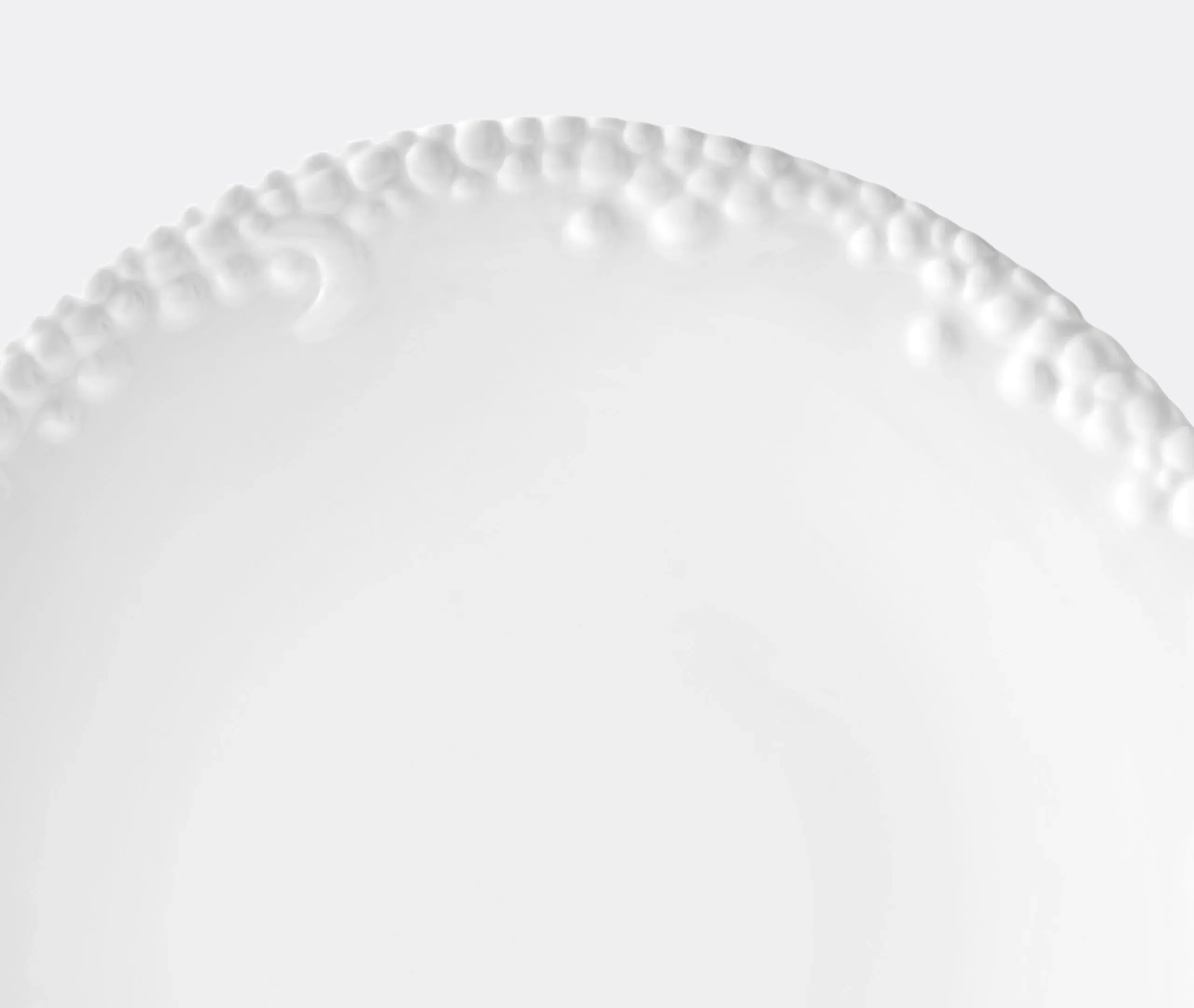 Round Dessert Plate - White, Porcelain