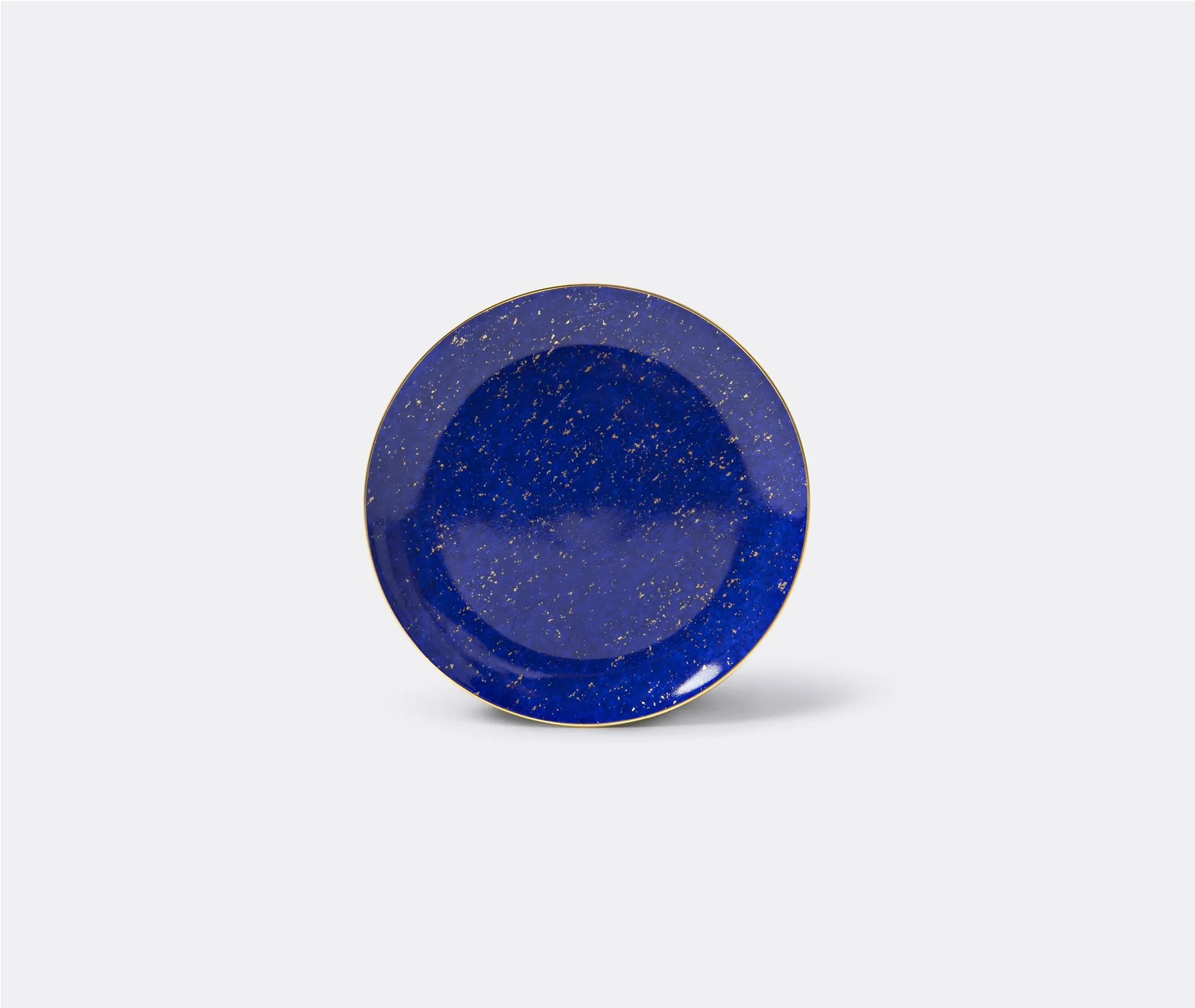 Set of 4 Dessert Plates - Blue, Porcelain
