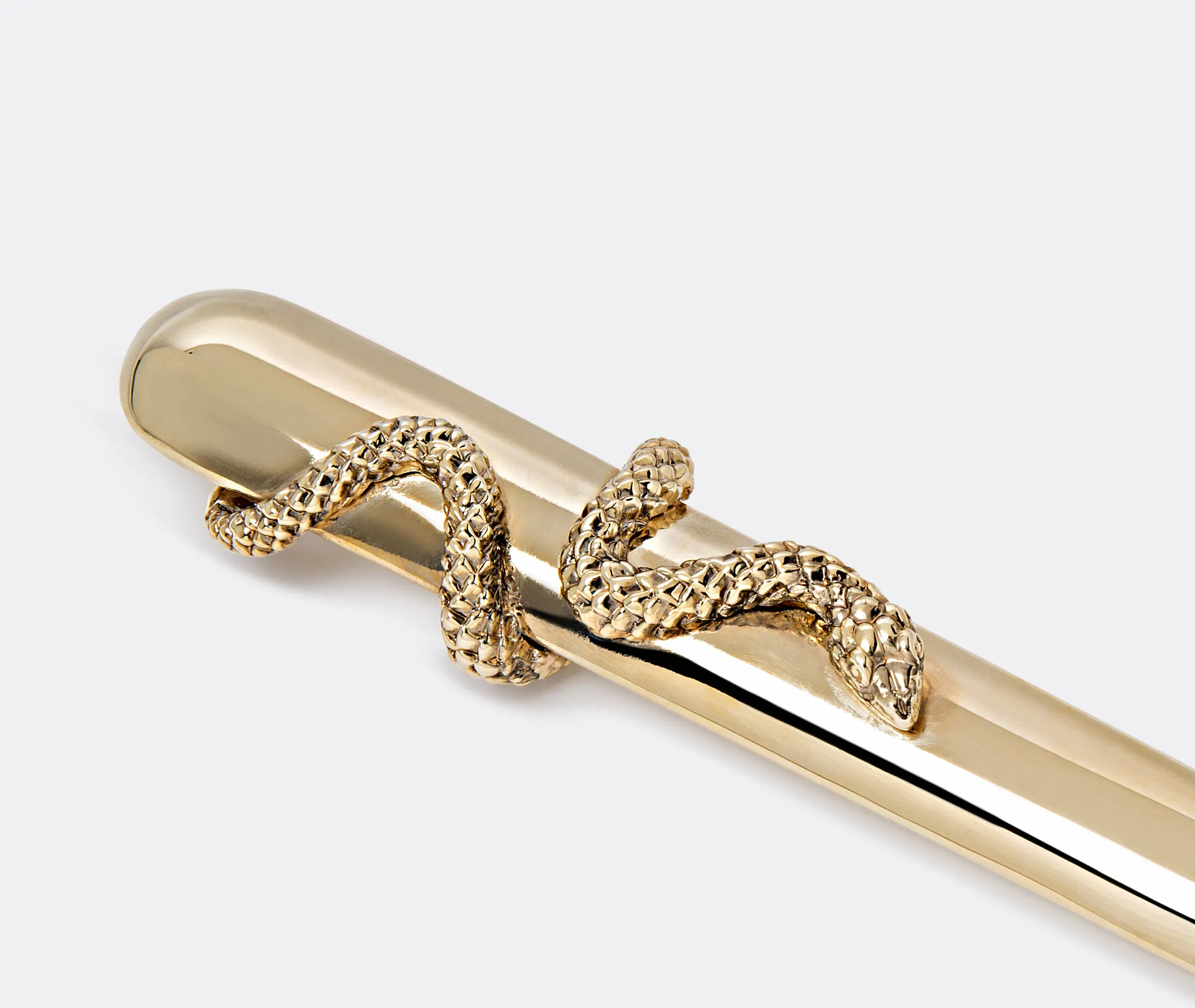 Snake Letter Opener - Gold, Brass alternate view