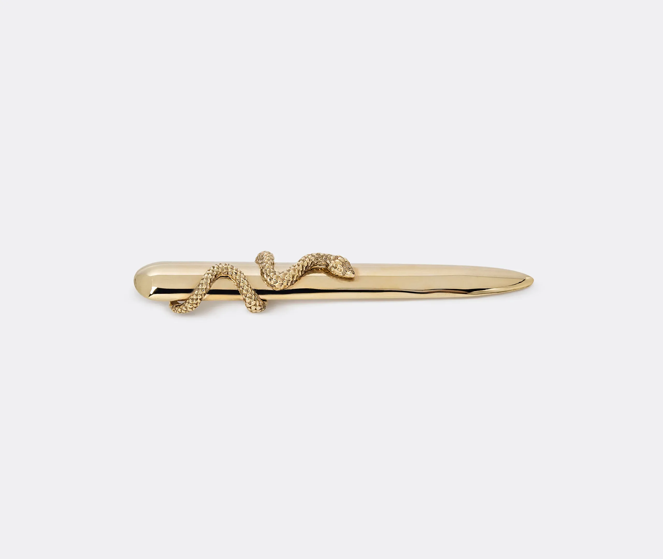 Snake Letter Opener - Gold, Brass product
