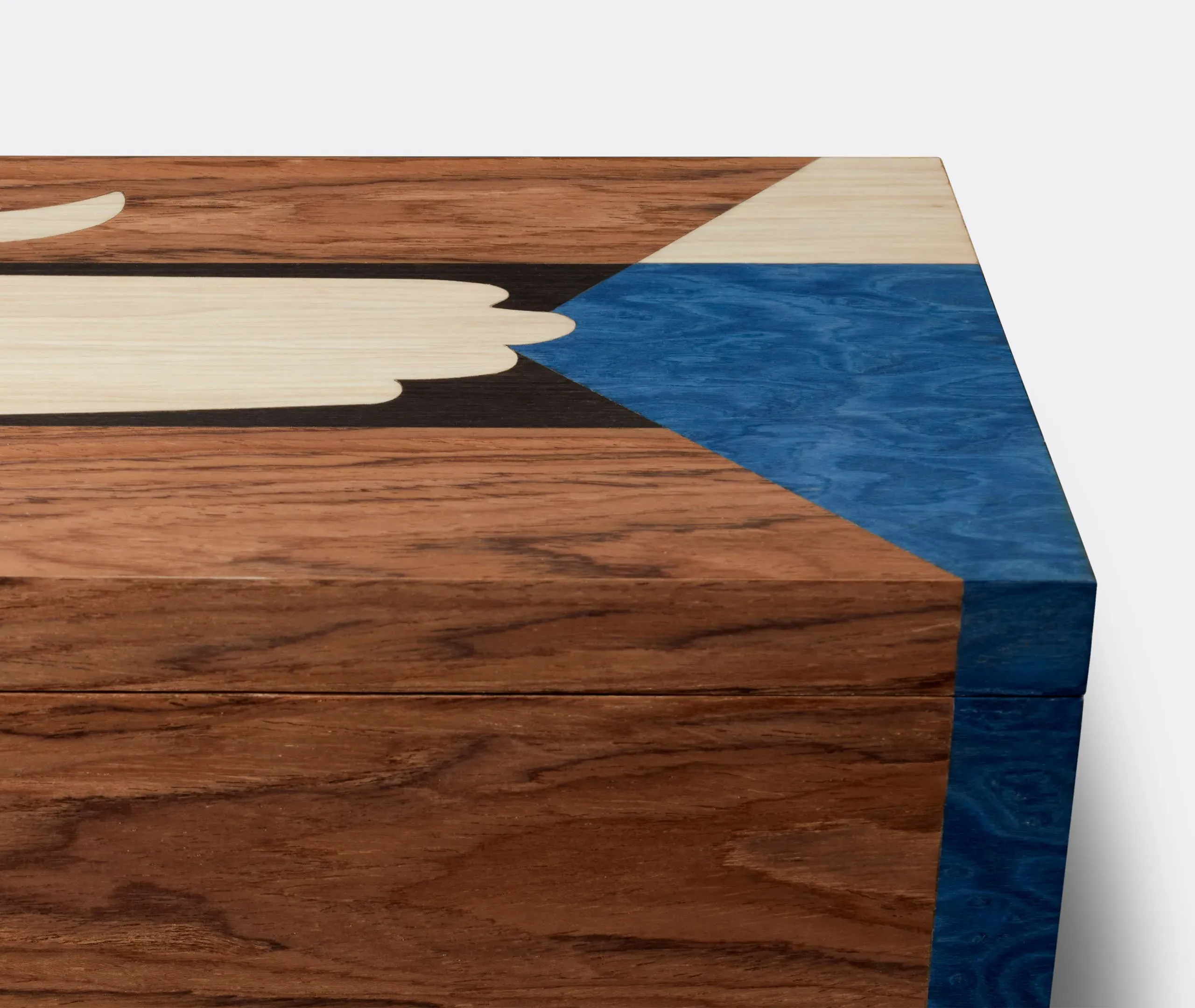 Storage Box with Lid - Multicolor, MDF