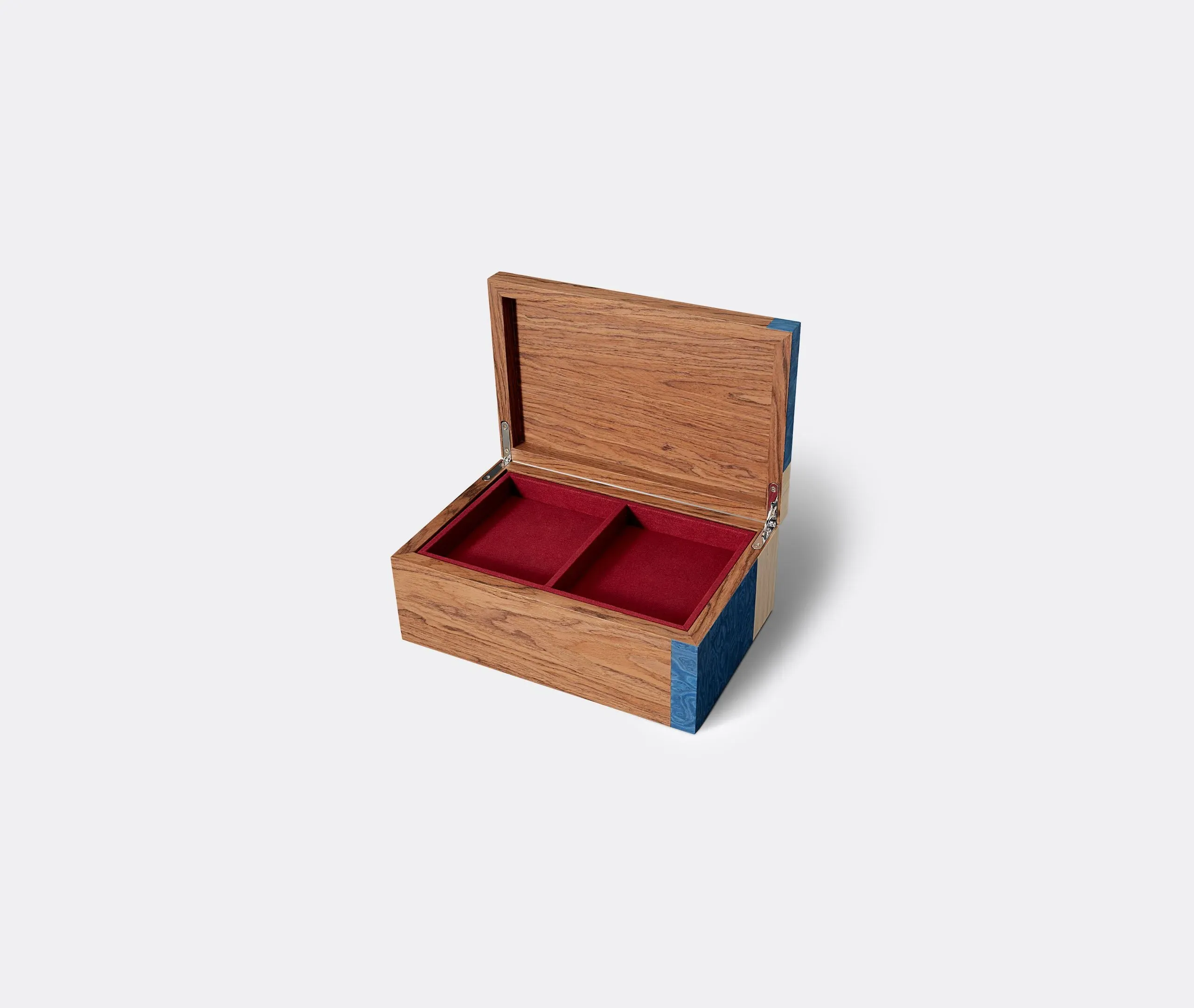 Storage Box with Lid - Multicolor, MDF