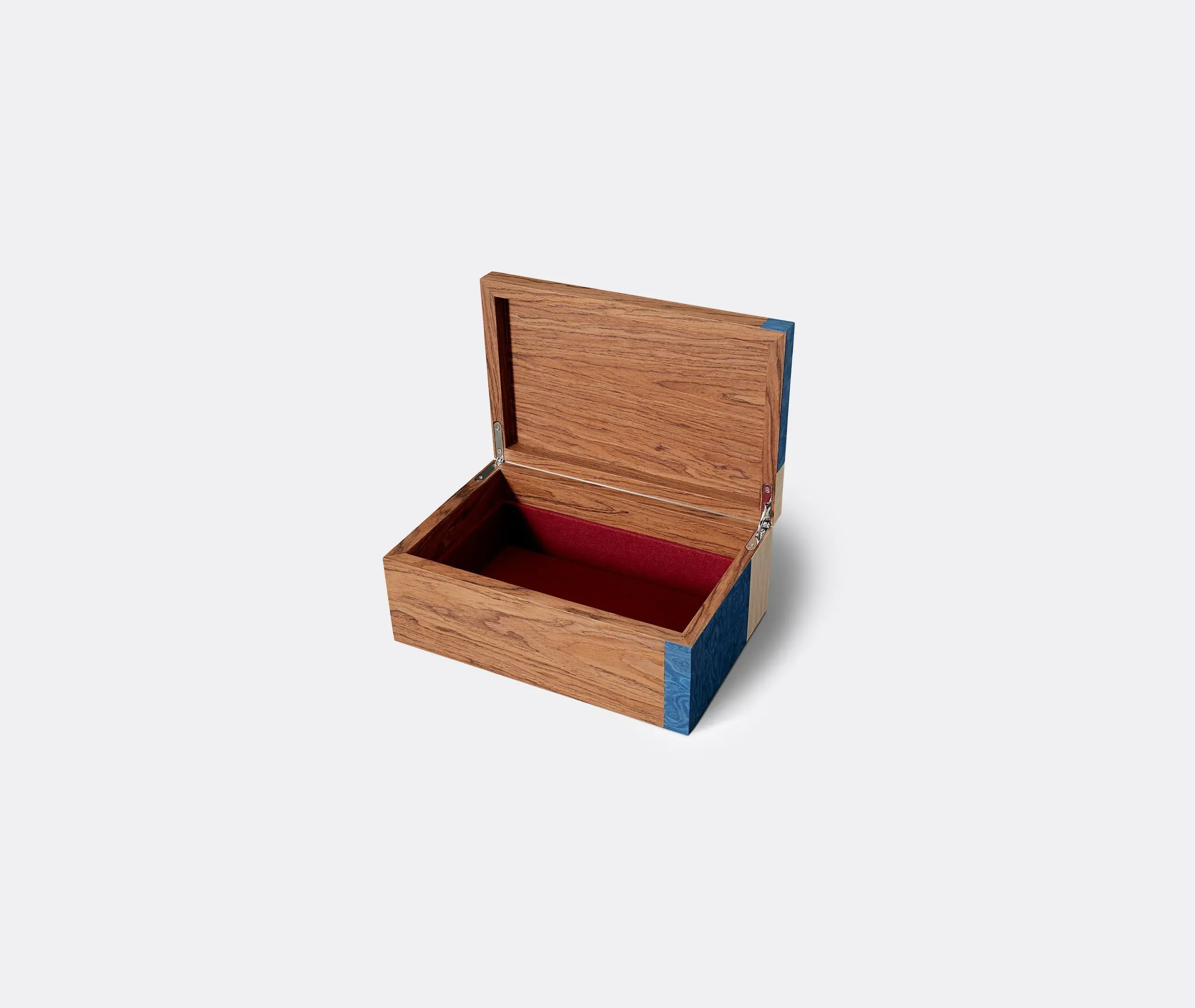 Storage Box with Lid - Multicolor, MDF