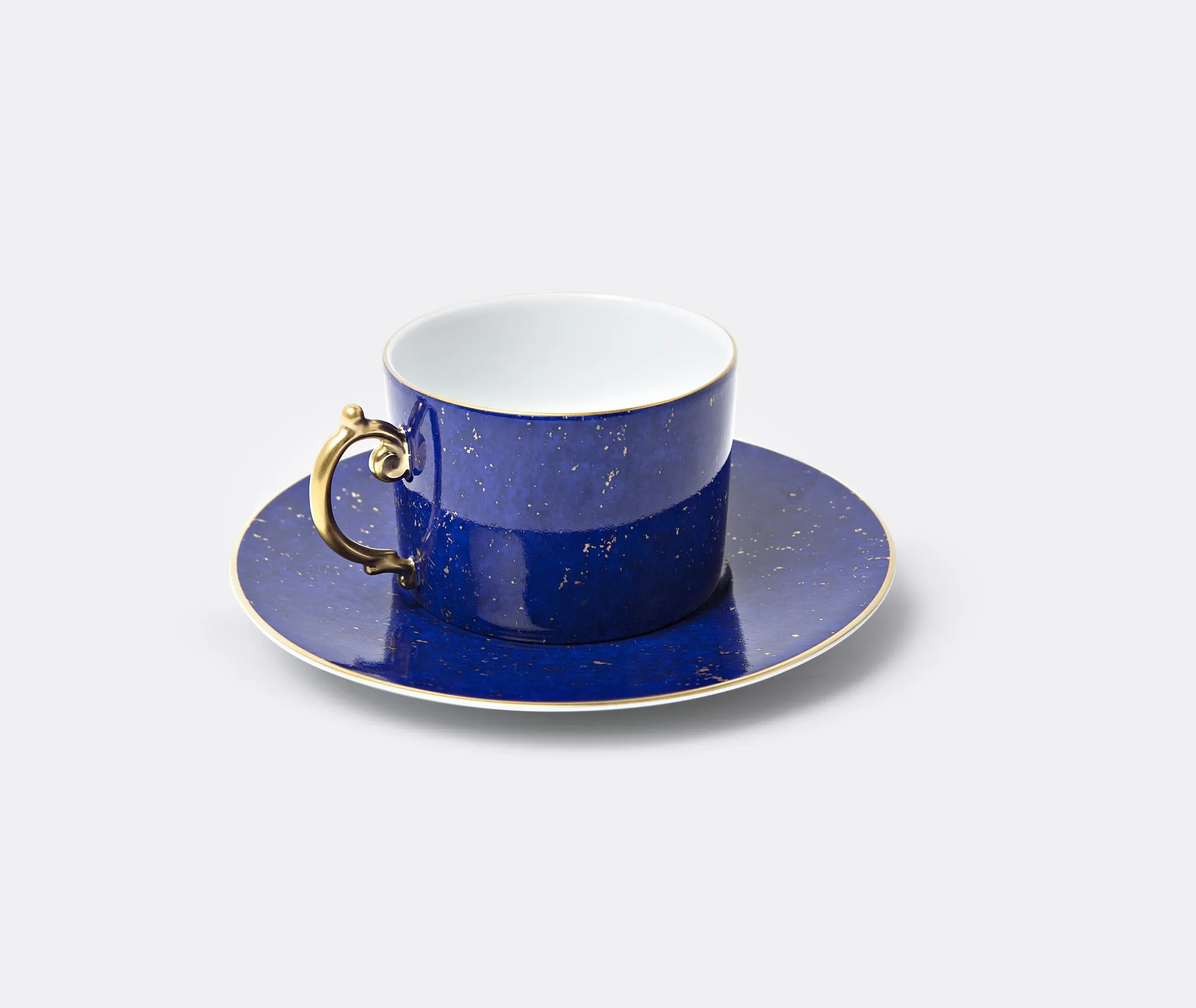 Teacup and Saucer Set of 2 - Blue, Porcelain image
