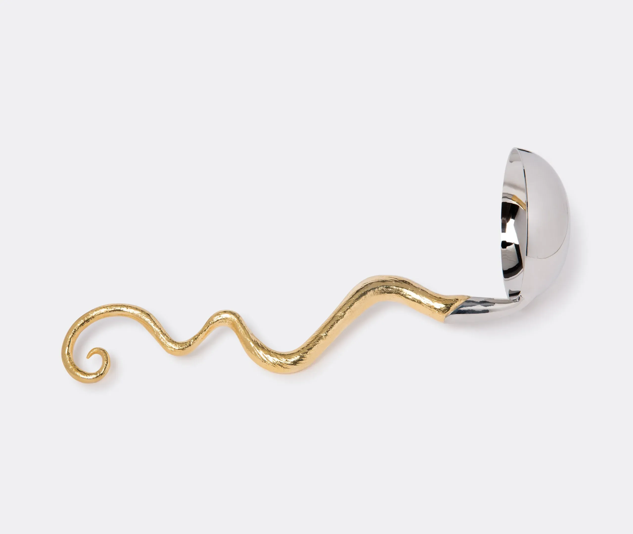 Twisted Horn Ladle - Antique Gold image