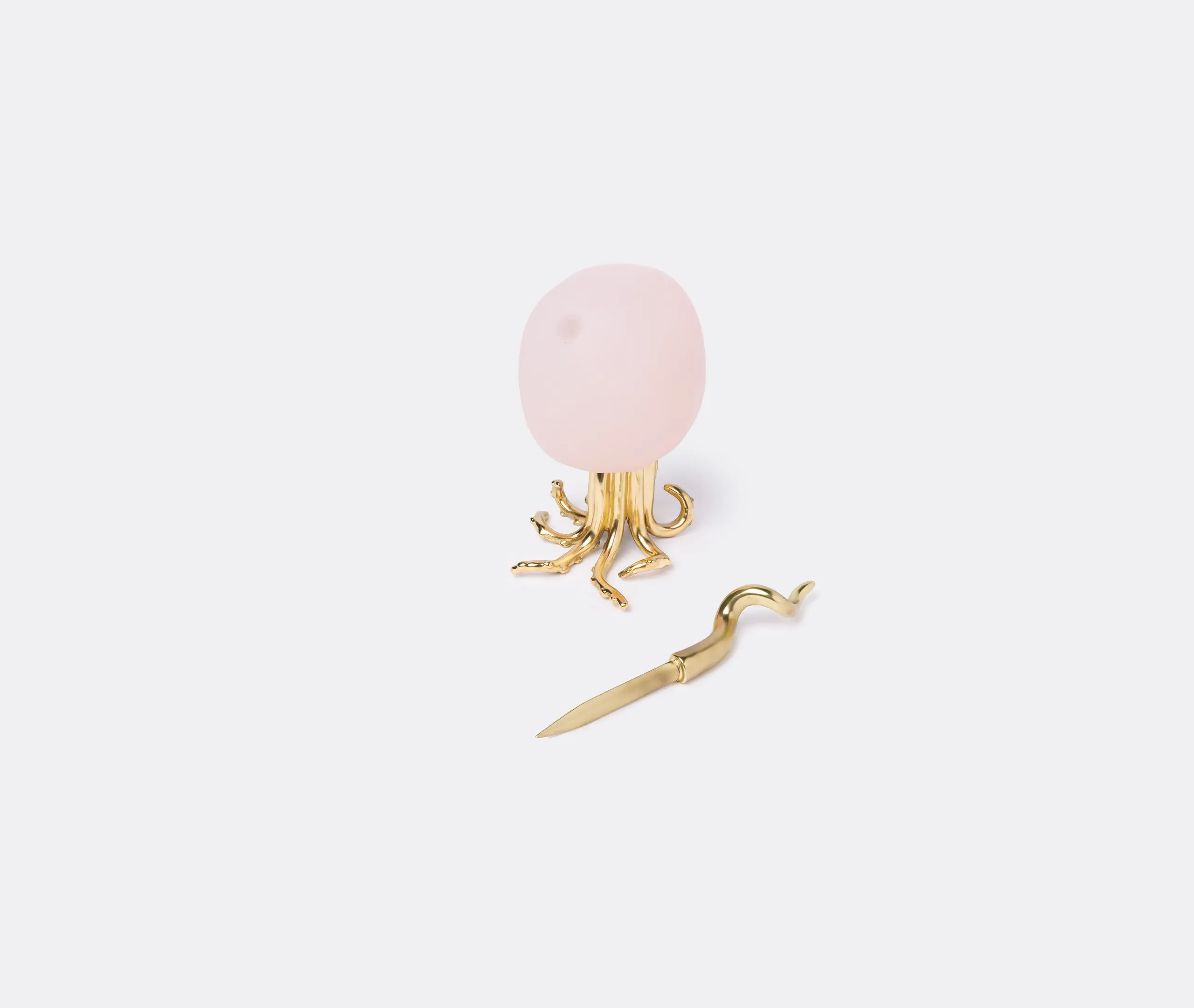 Unicorn Octopus Letter Opener - Antique Gold, Brass