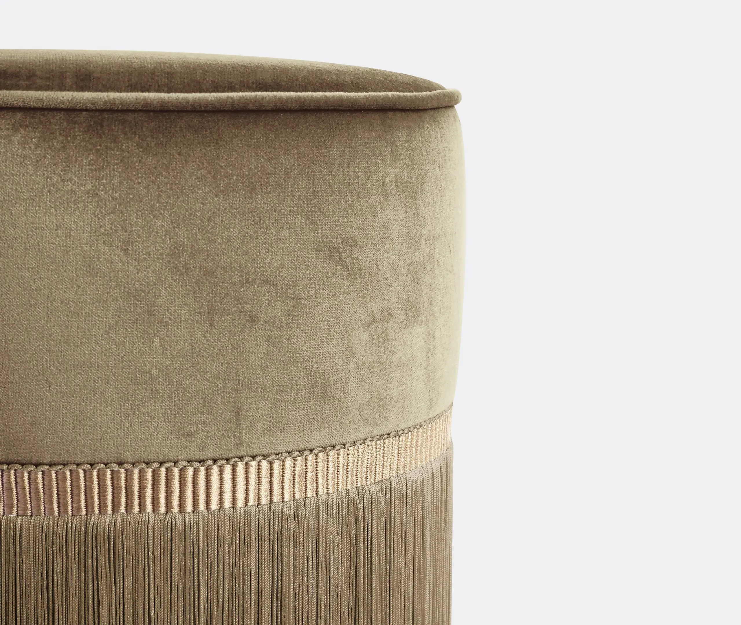 Couture Medium Ottoman - Beige