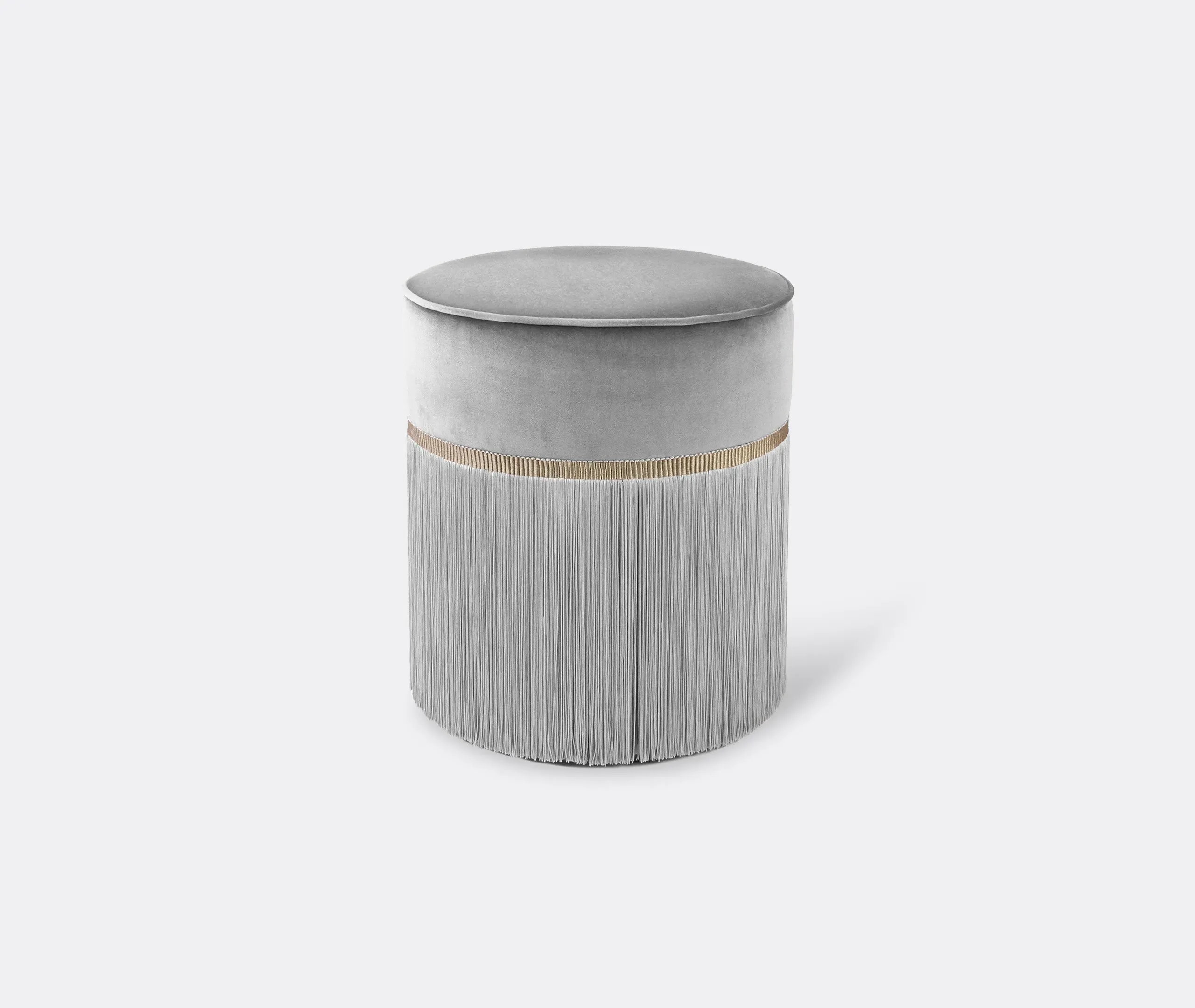 Medium Ottoman Handmade - Grey image