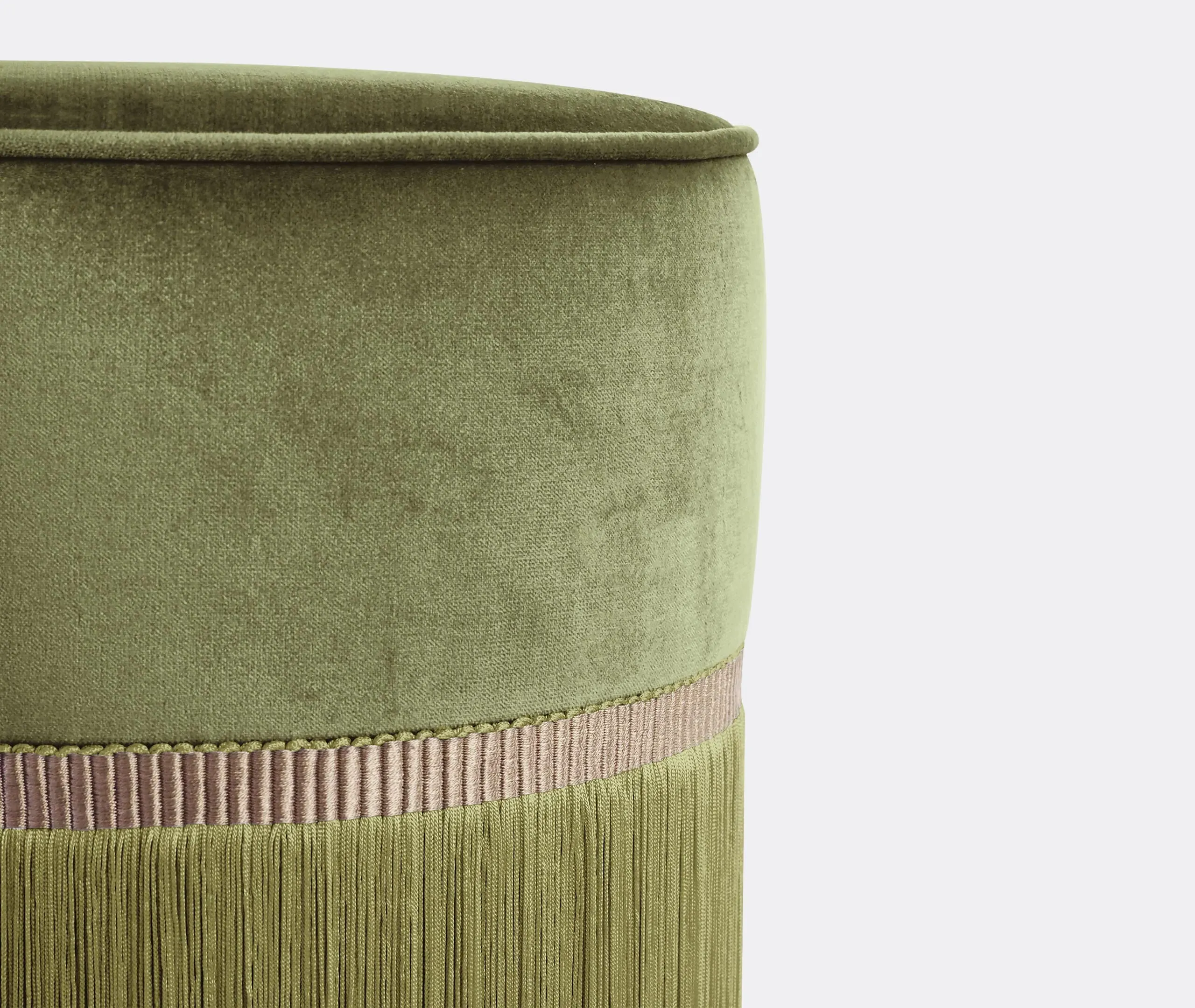 Medium Ottoman - Light Green