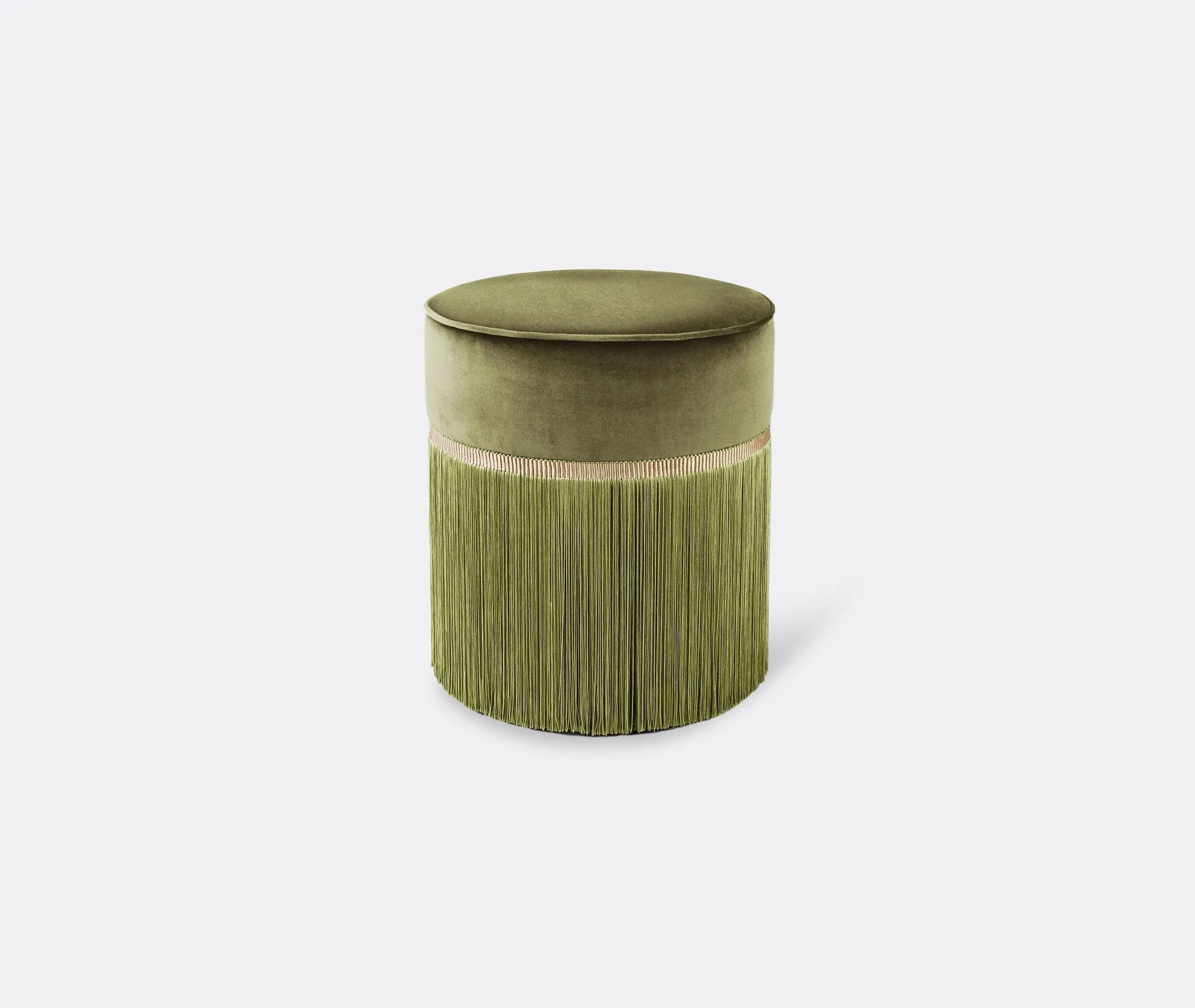 Medium Ottoman - Light Green
