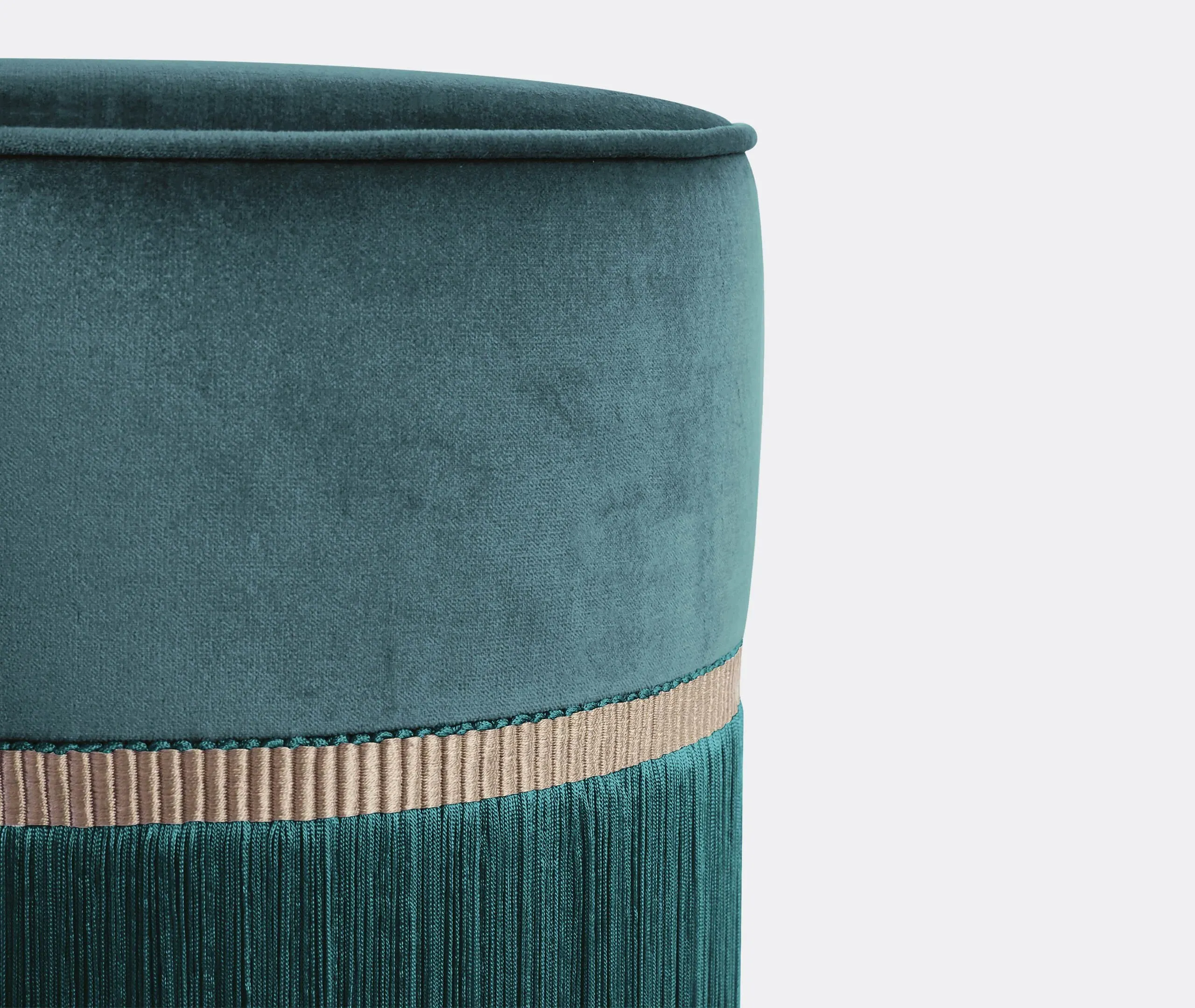 Small Ottoman Handmade - Green