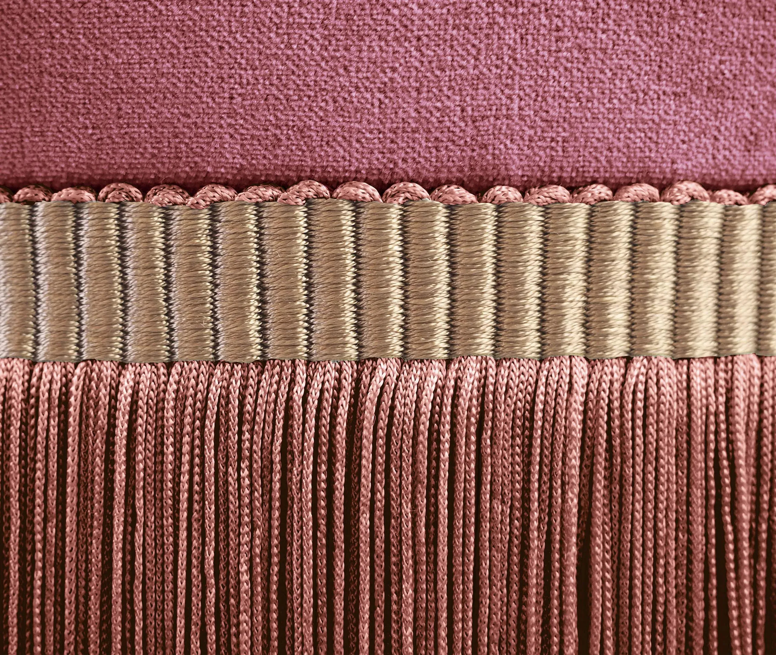 Small Ottoman Handmade - Pink