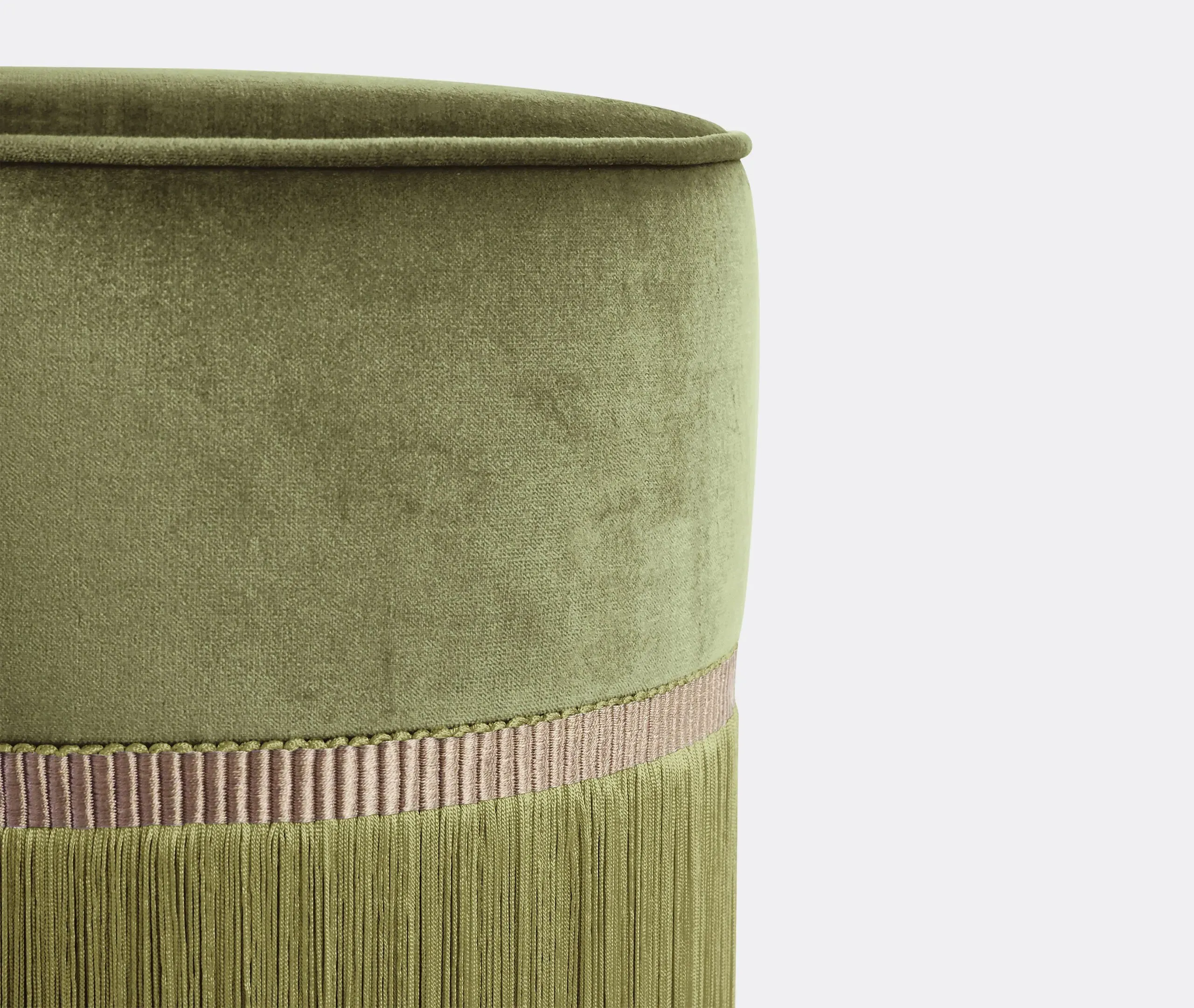 Small Ottoman - Light Green