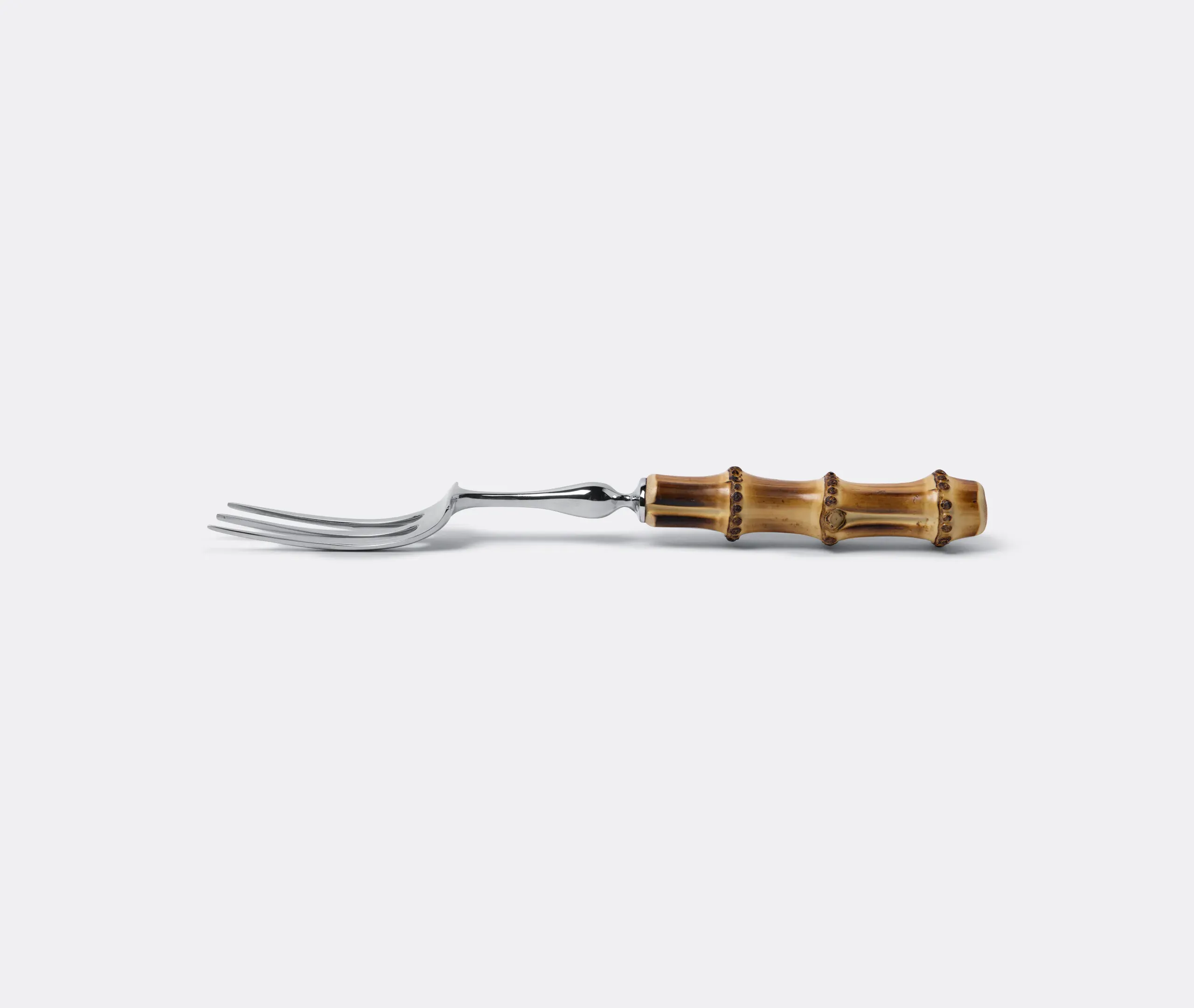 Bamboo Carving Set - Brown, Silver alternate view