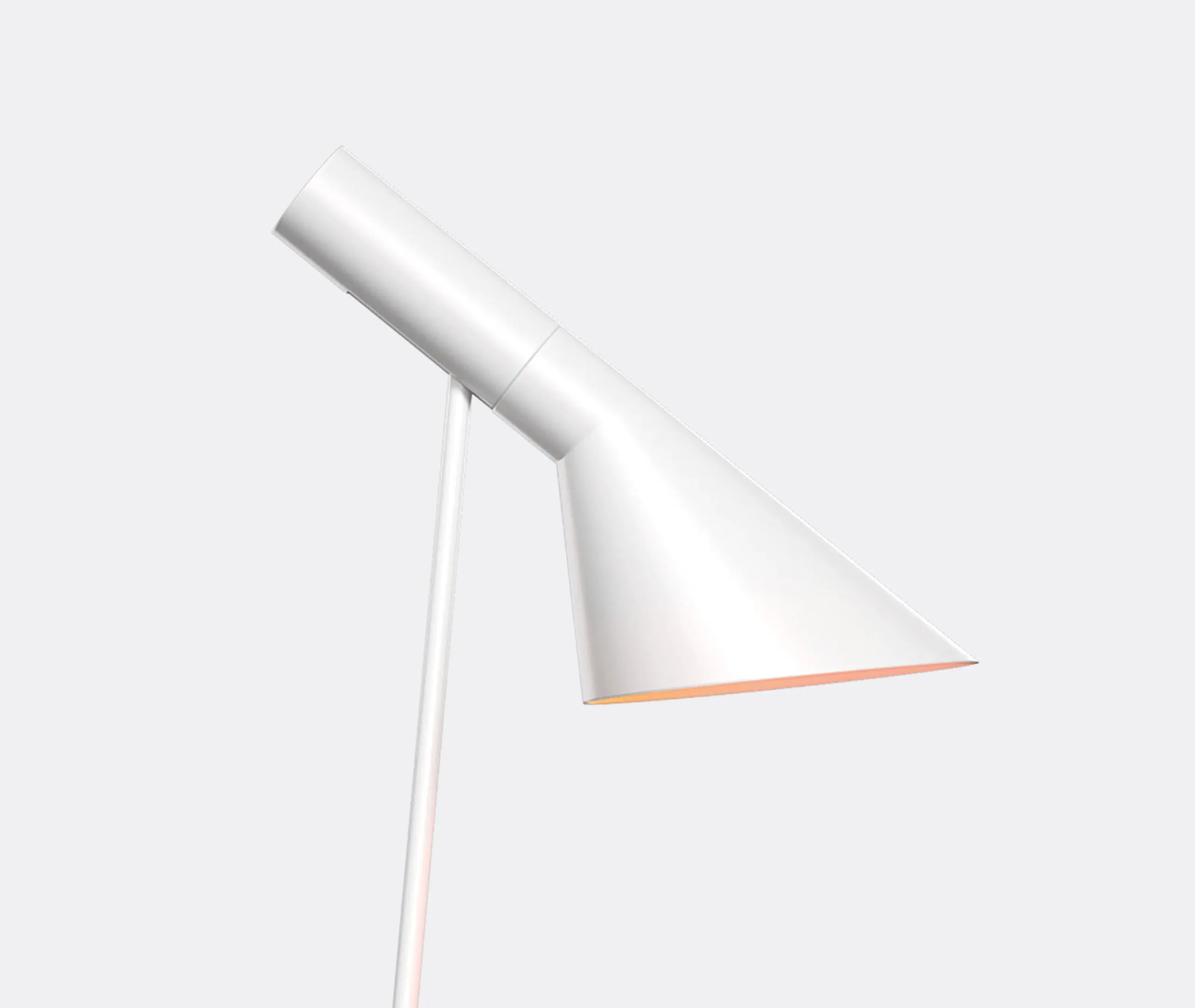 AJ Floor Lamp with Adjustable Shade - White alternate view