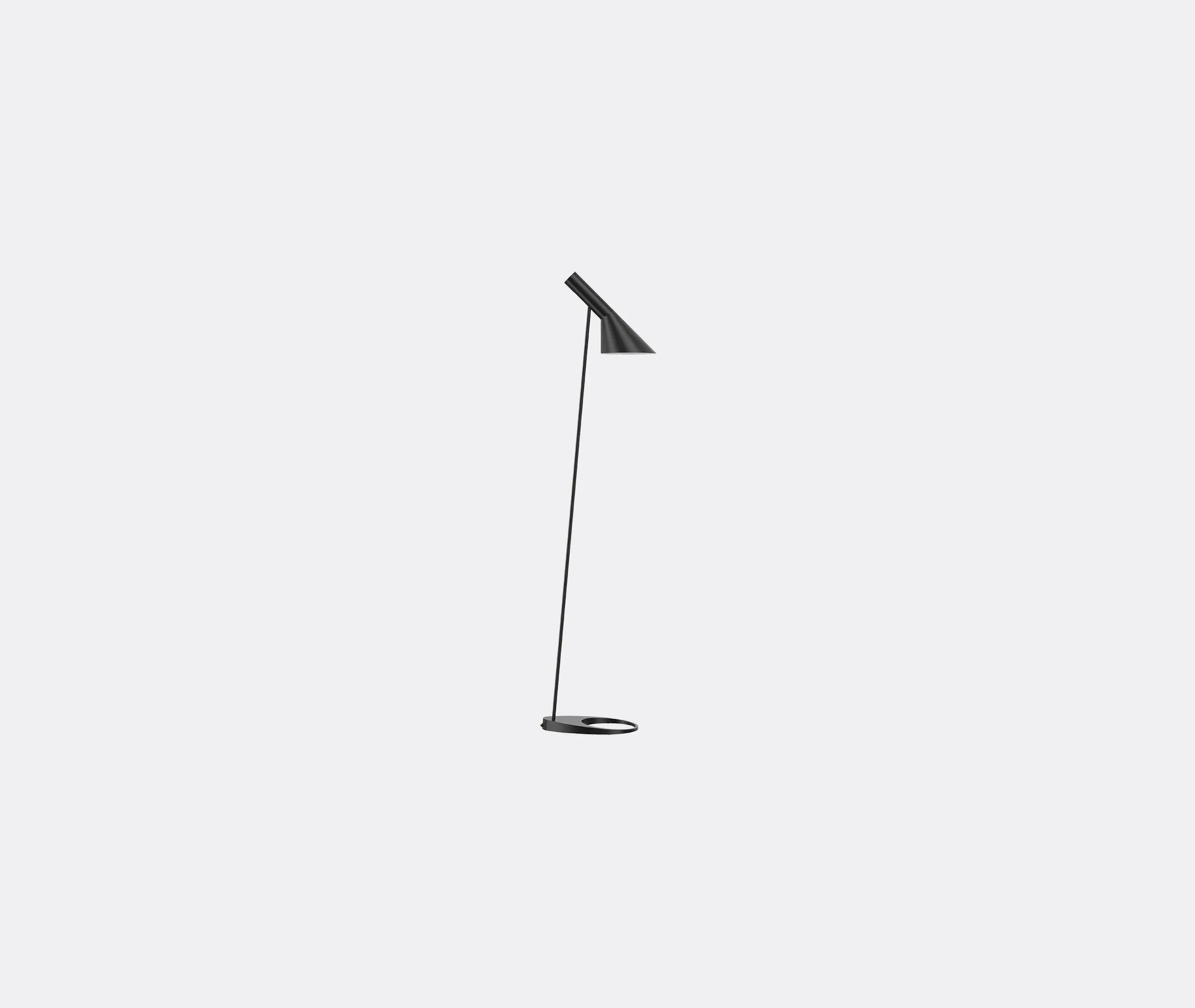 AJ Floor Lamp with Tilting Shade - Black, Metal image