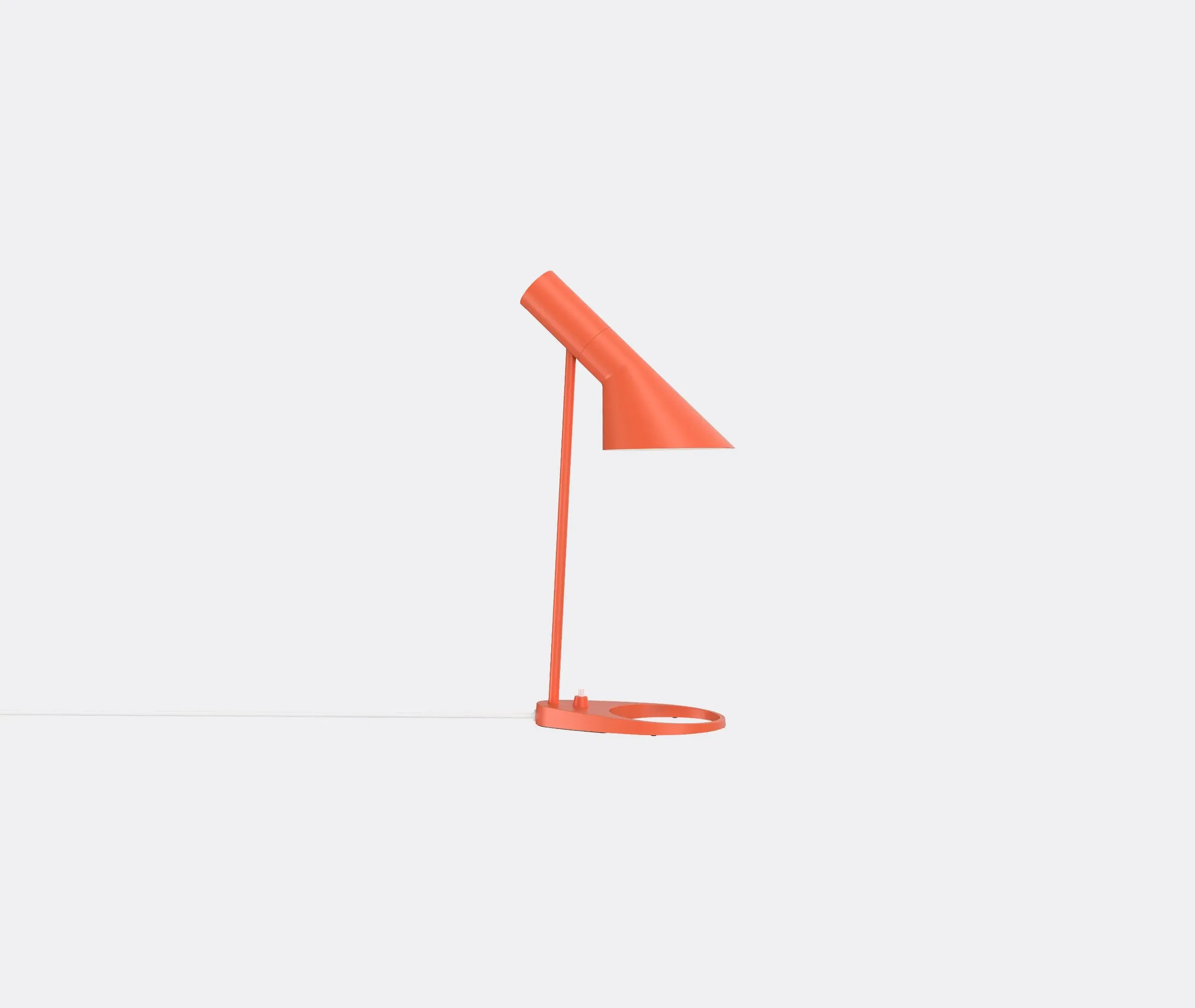 Mini Table Lamp with Tilt Shade - Orange, Metal image